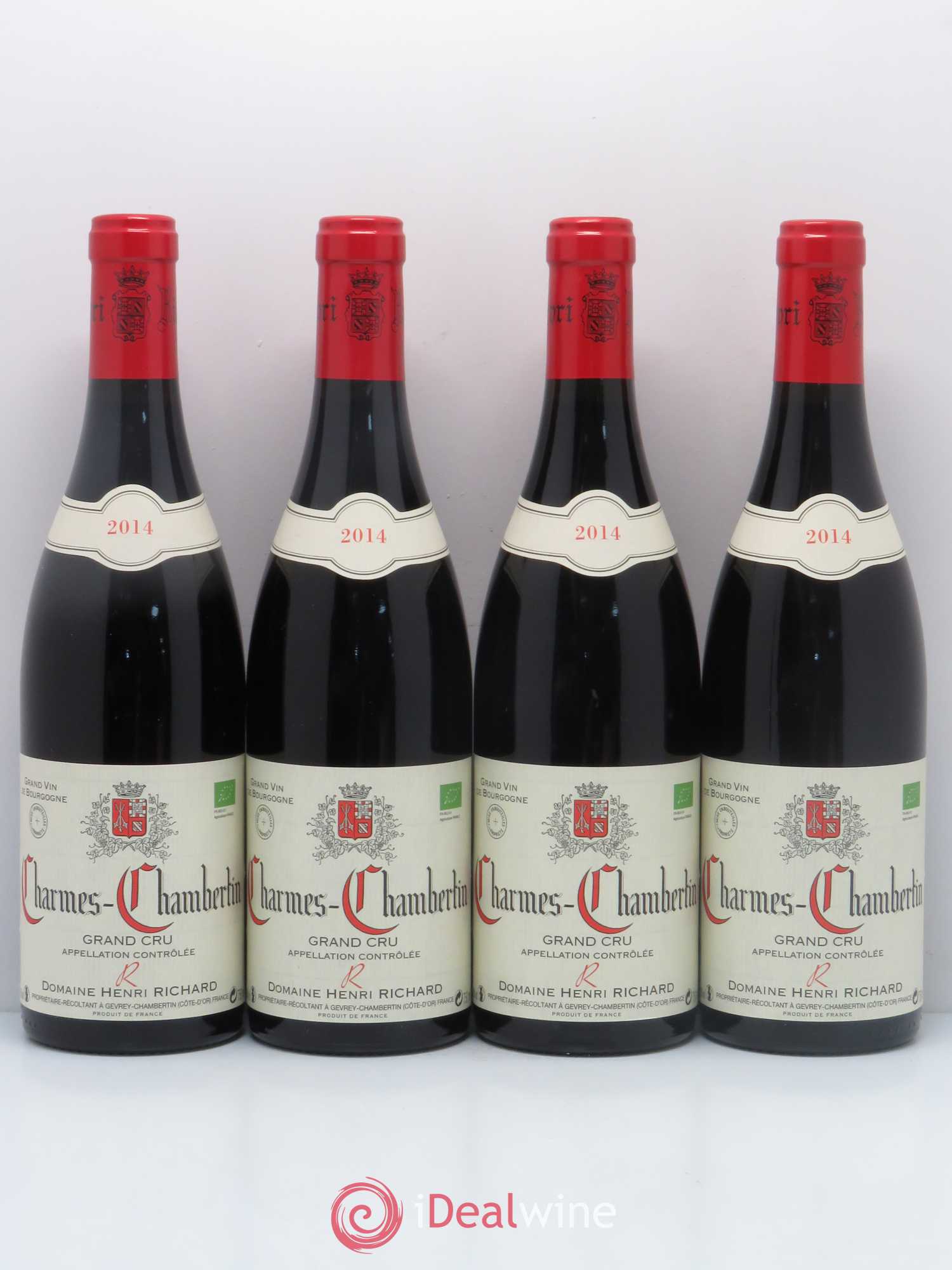 Charmes-Chambertin Grand Cru Henry Richard 2014 - Lot de 4 bouteilles - 0