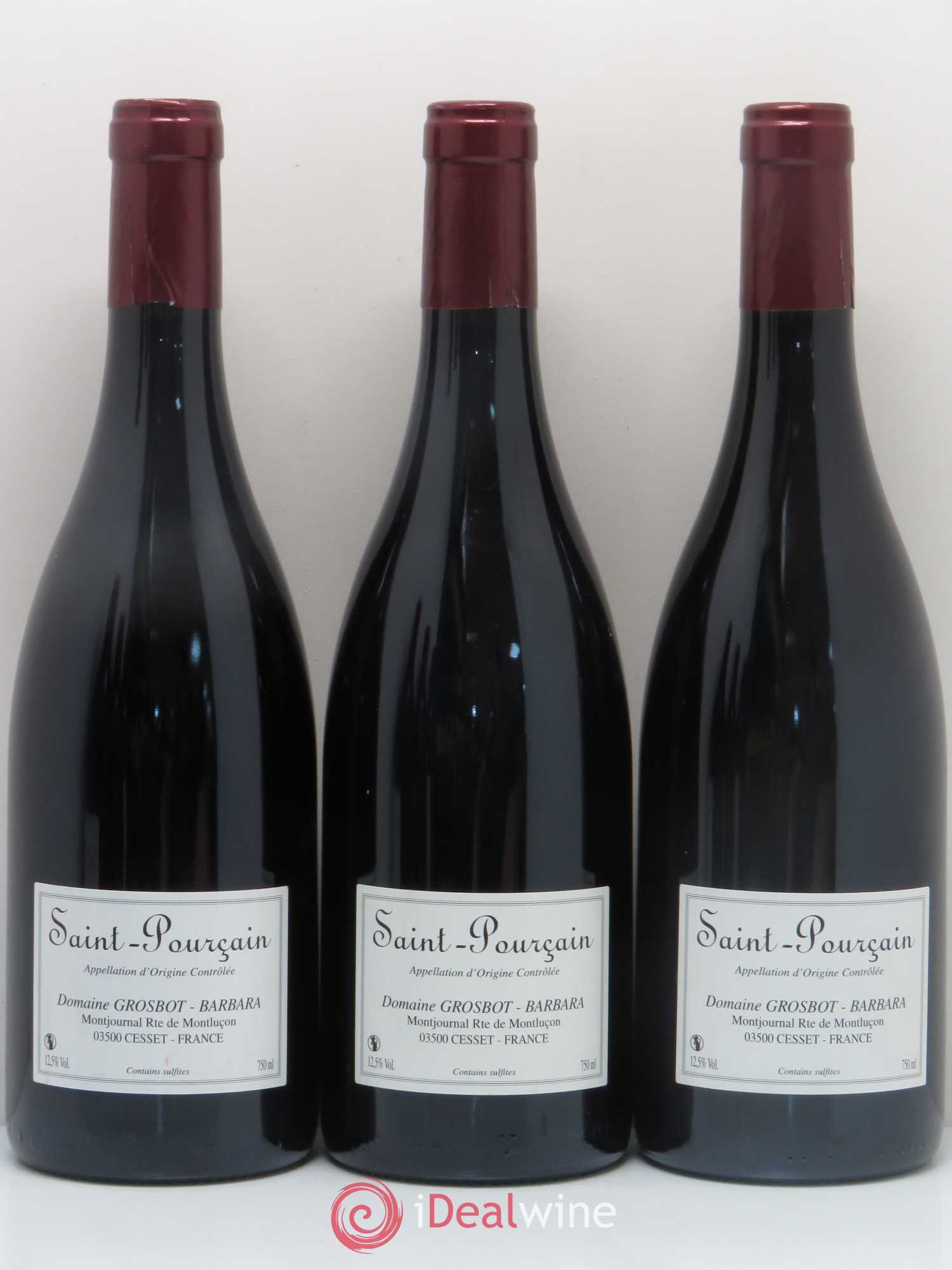 Divers Saint Pourçain La Chambre d'Edouard Grosbot Barbara (sans prix de réserve) 2014 - Lot de 6 bouteilles - 2