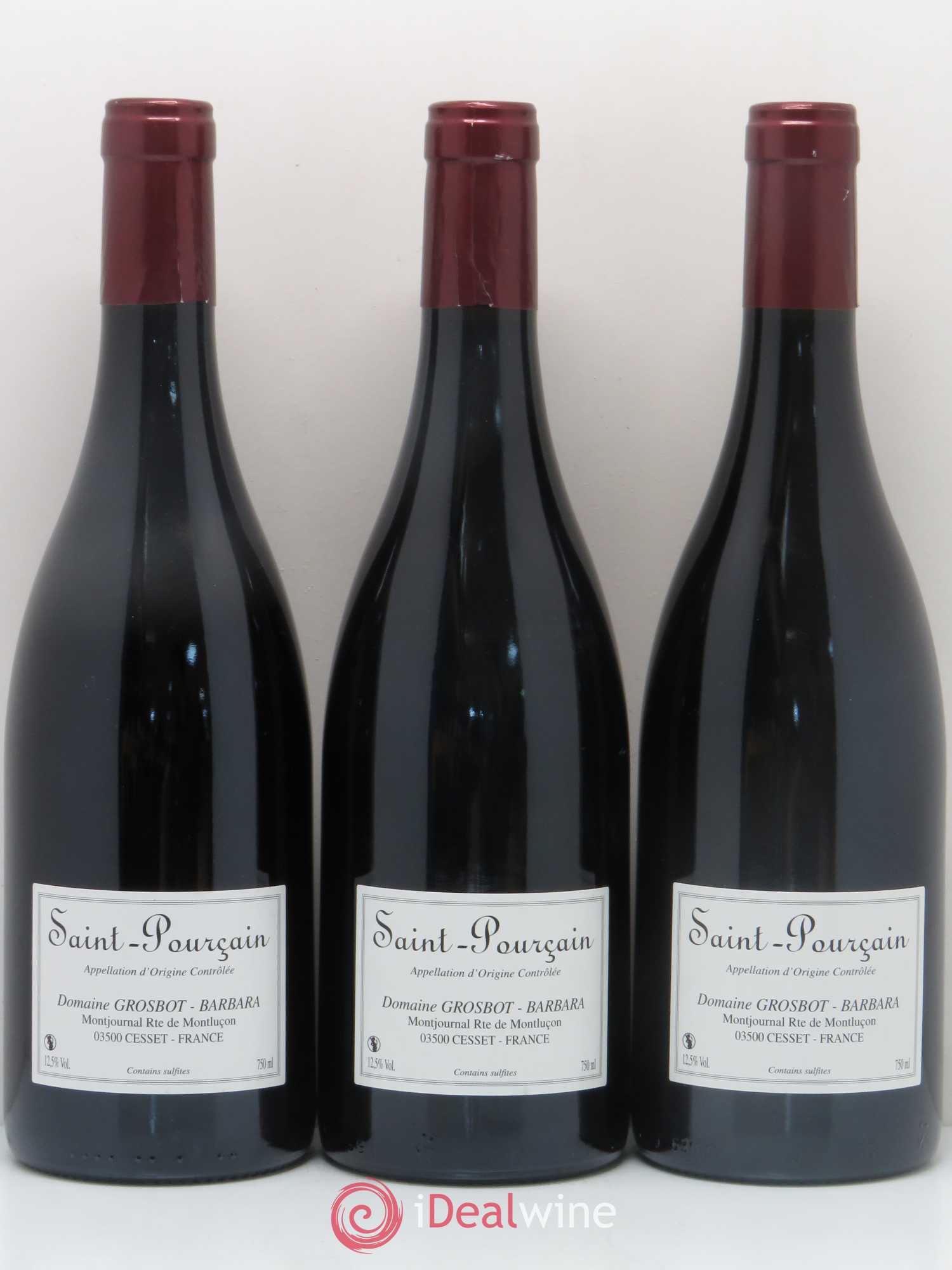 Divers Saint Pourçain La Chambre d'Edouard Grosbot Barbara (sans prix de réserve) 2014 - Lot de 6 bouteilles - 4