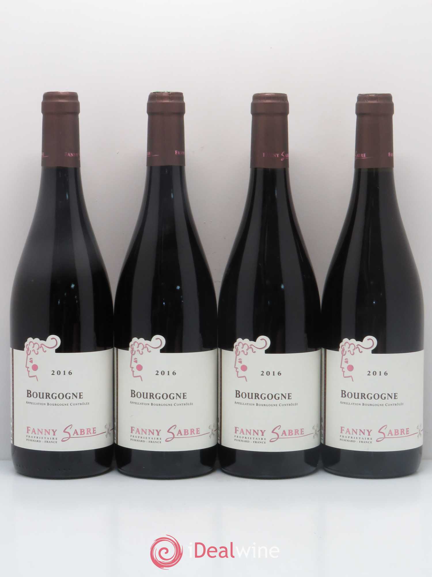Bourgogne Fanny Sabre 2016 - Lot de 4 bouteilles - 0