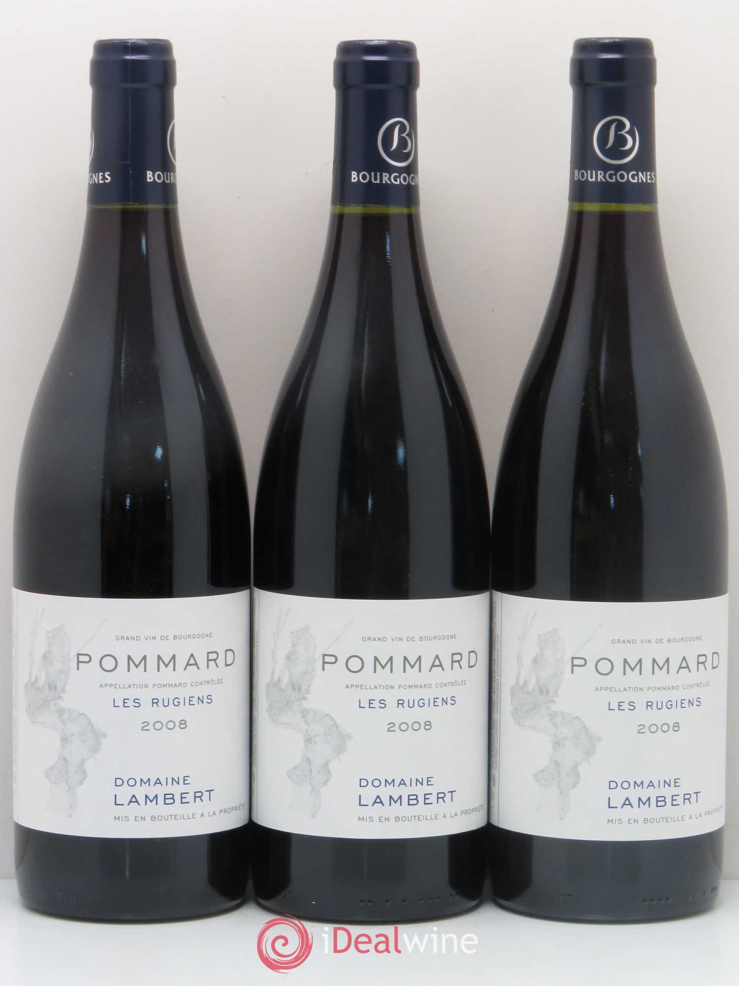 Pommard Les Rugiens Lambert 2008 - Lot de 6 bouteilles - 2