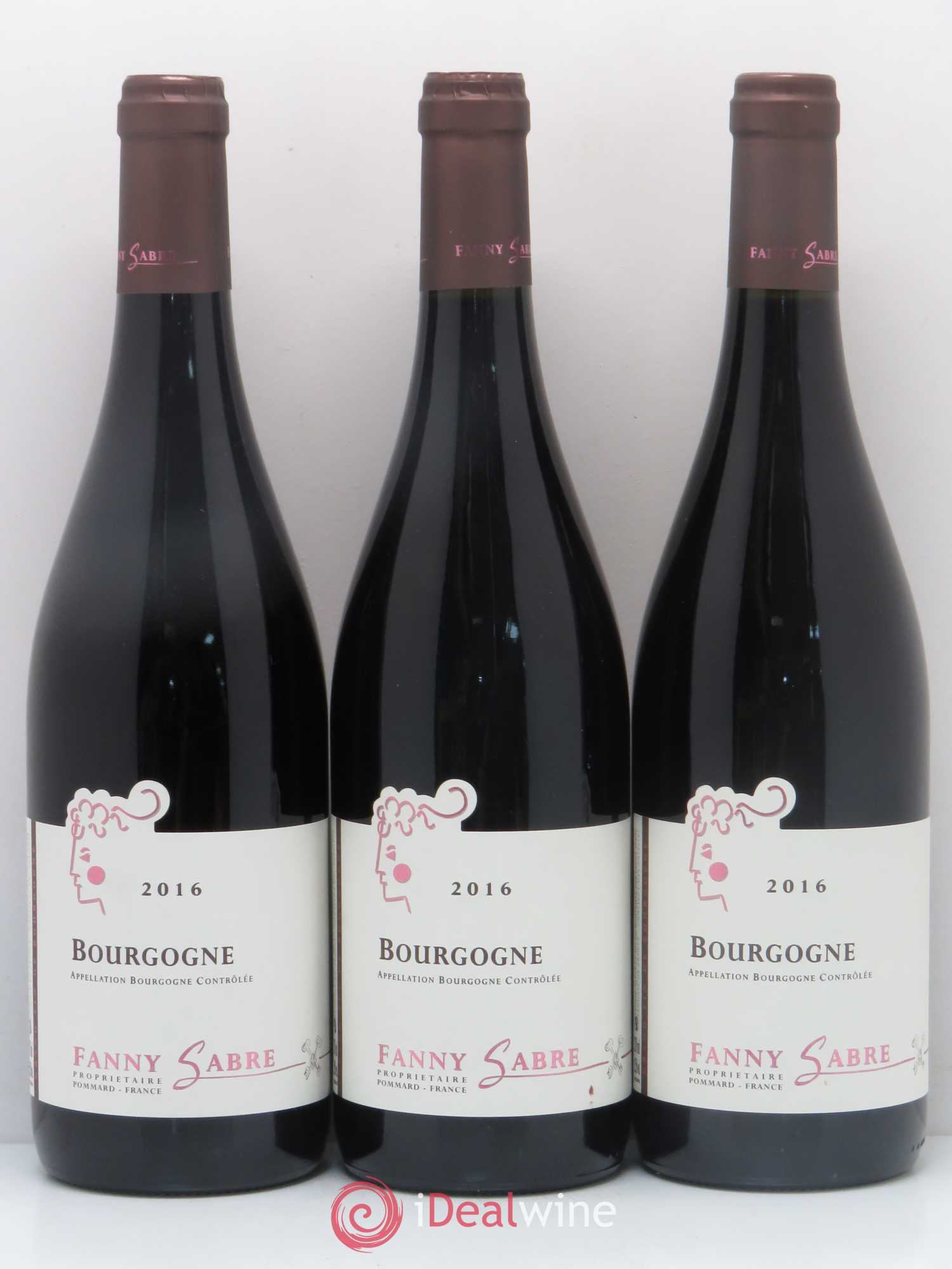 Bourgogne Fanny Sabre (sans prix de réserve) 2016 - Posten von 3 Flaschen - 0