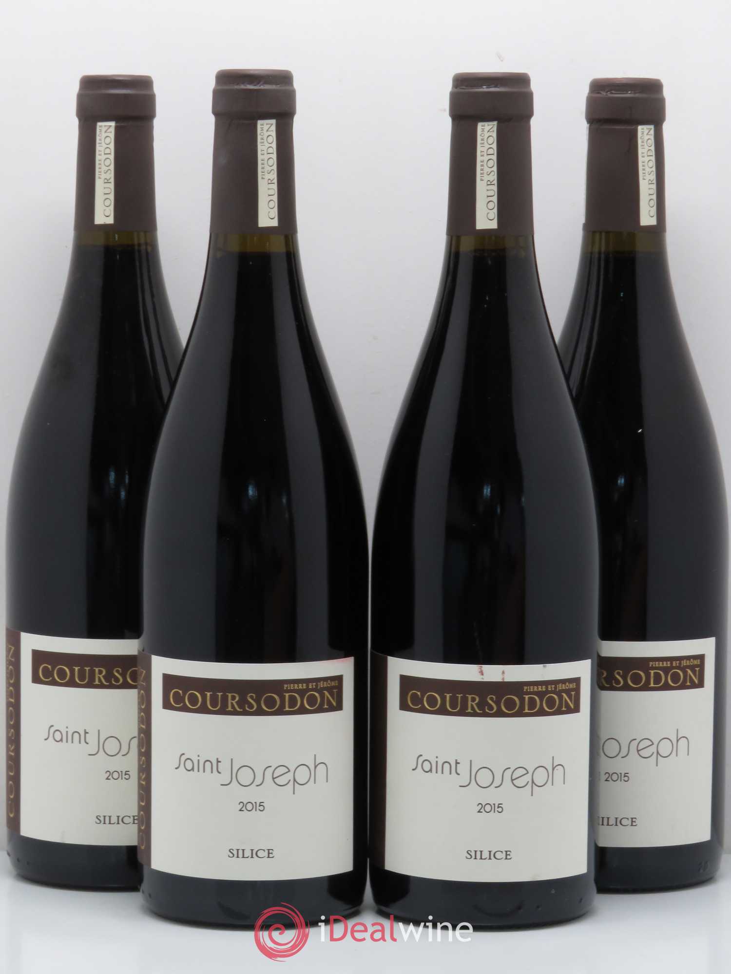 Saint-Joseph Silice Pierre et Jérôme Coursodon 2015 - Lot de 4 bouteilles - 0
