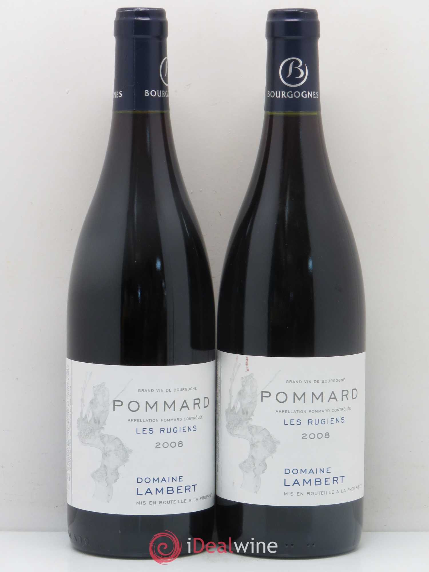 Pommard Les Rugiens Lambert (sans prix de réserve) 2008 - Posten von 2 Flaschen - 0