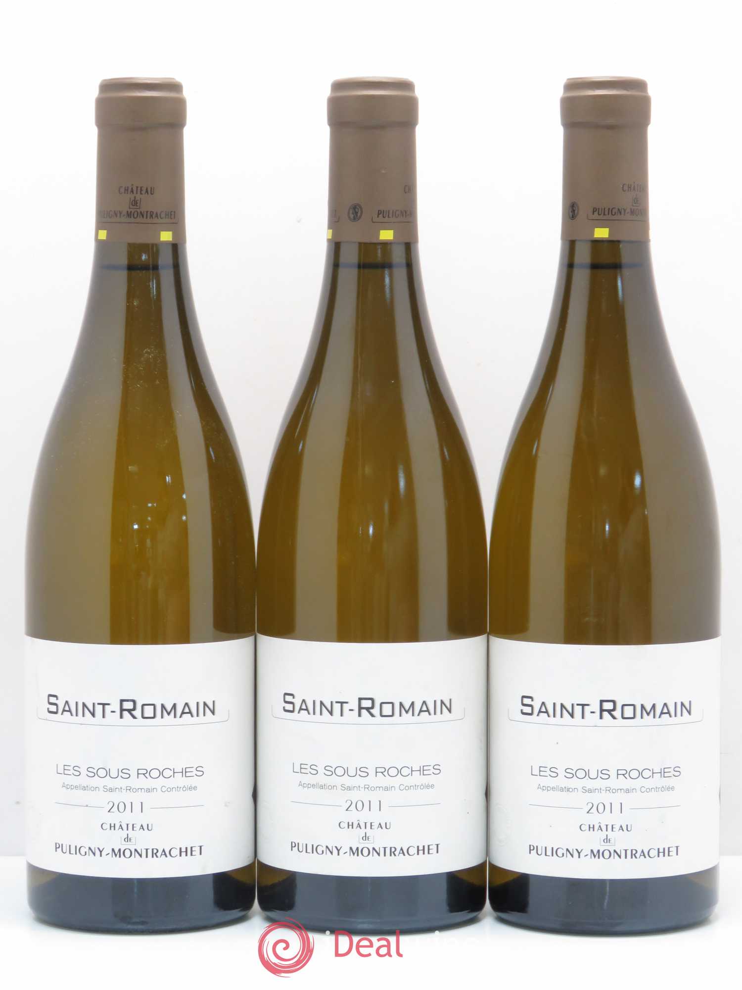 Saint-Romain Les Sous Roches Château de Puligny Montrachet (sans prix de réserve) 2011 - Posten von 3 Flaschen - 0
