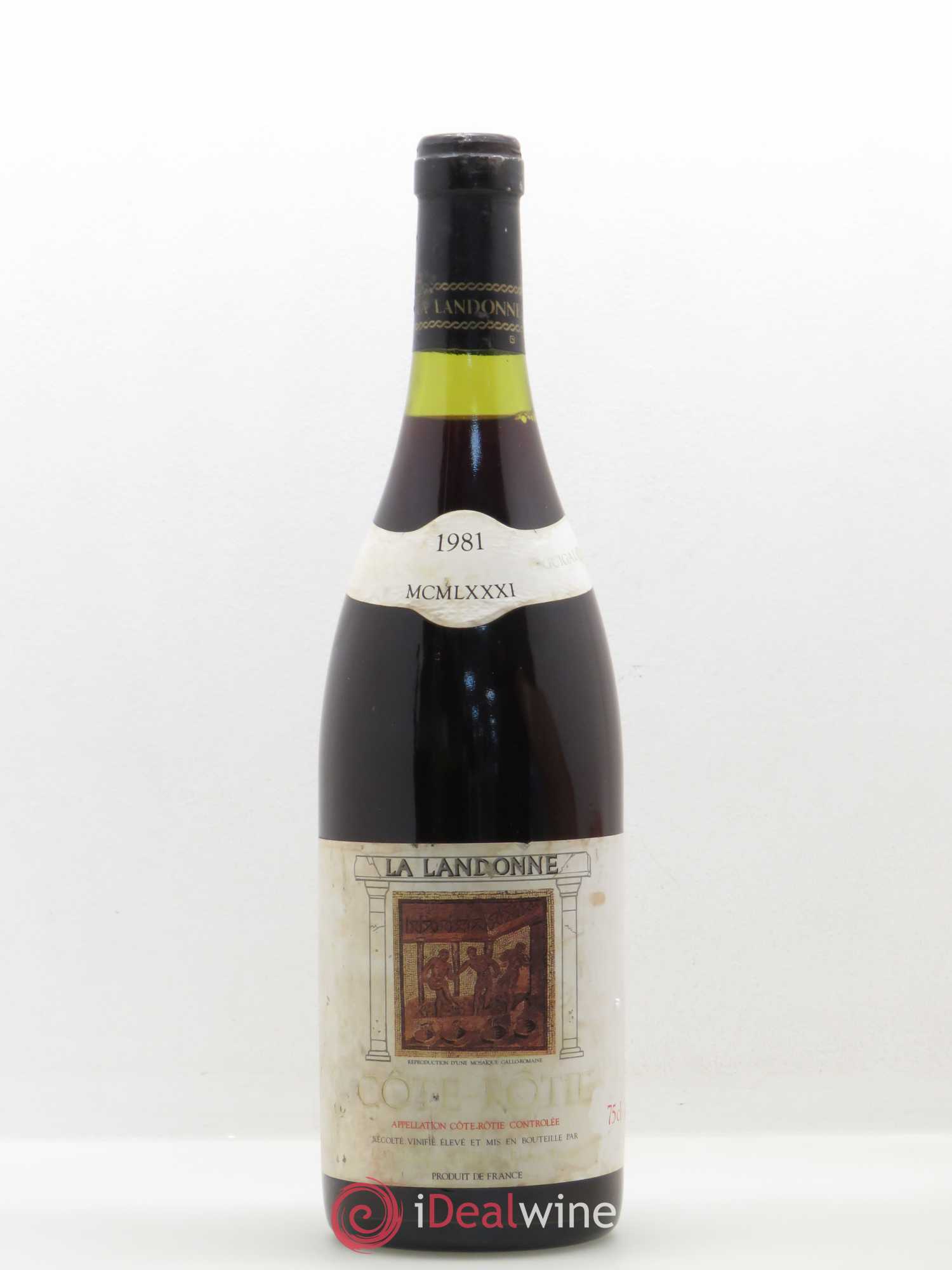 Côte-Rôtie La Landonne Guigal 1981 - Lot de 1 bouteille - 0