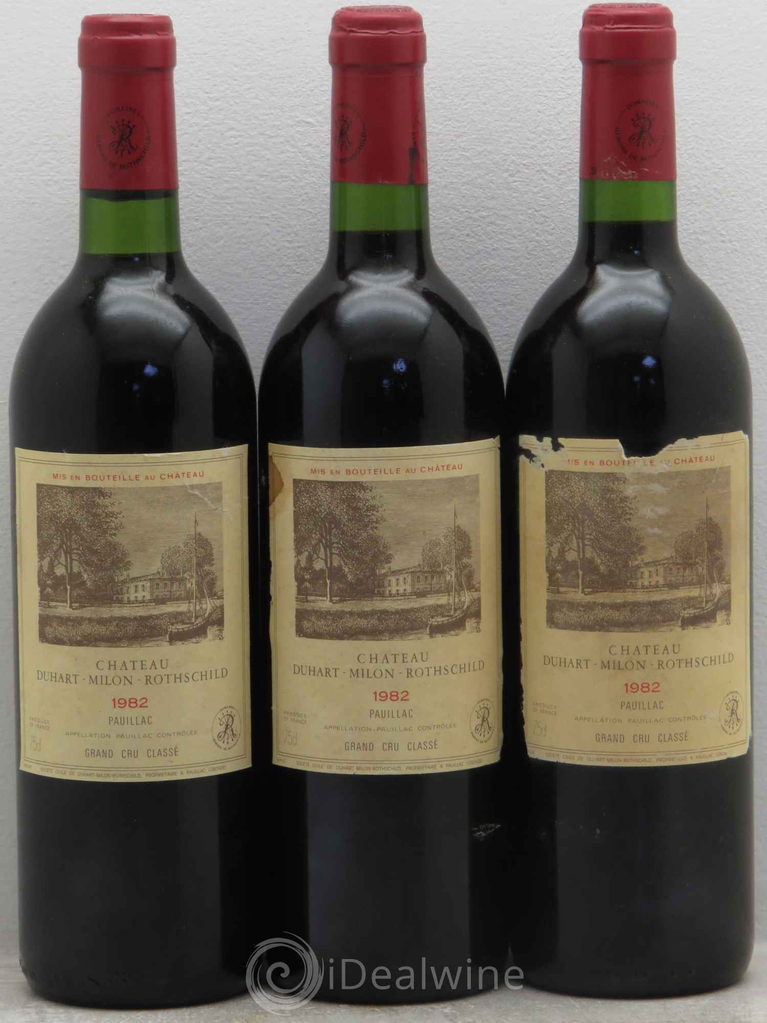 Château Duhart-Milon 4ème Grand Cru Classé 1982 - Lot de 12 bouteilles - 2