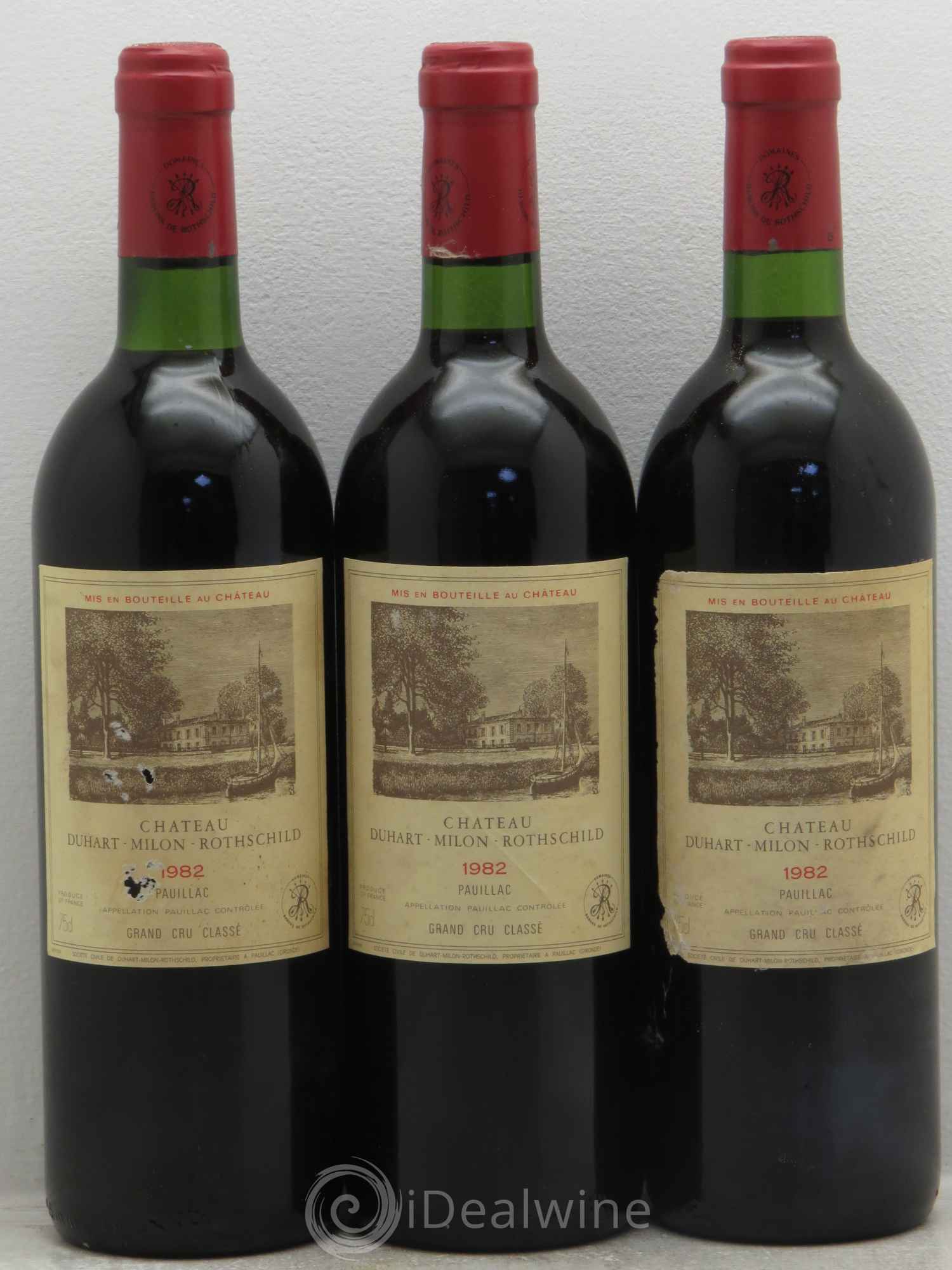 Château Duhart-Milon 4ème Grand Cru Classé 1982 - Lot de 12 bouteilles - 3