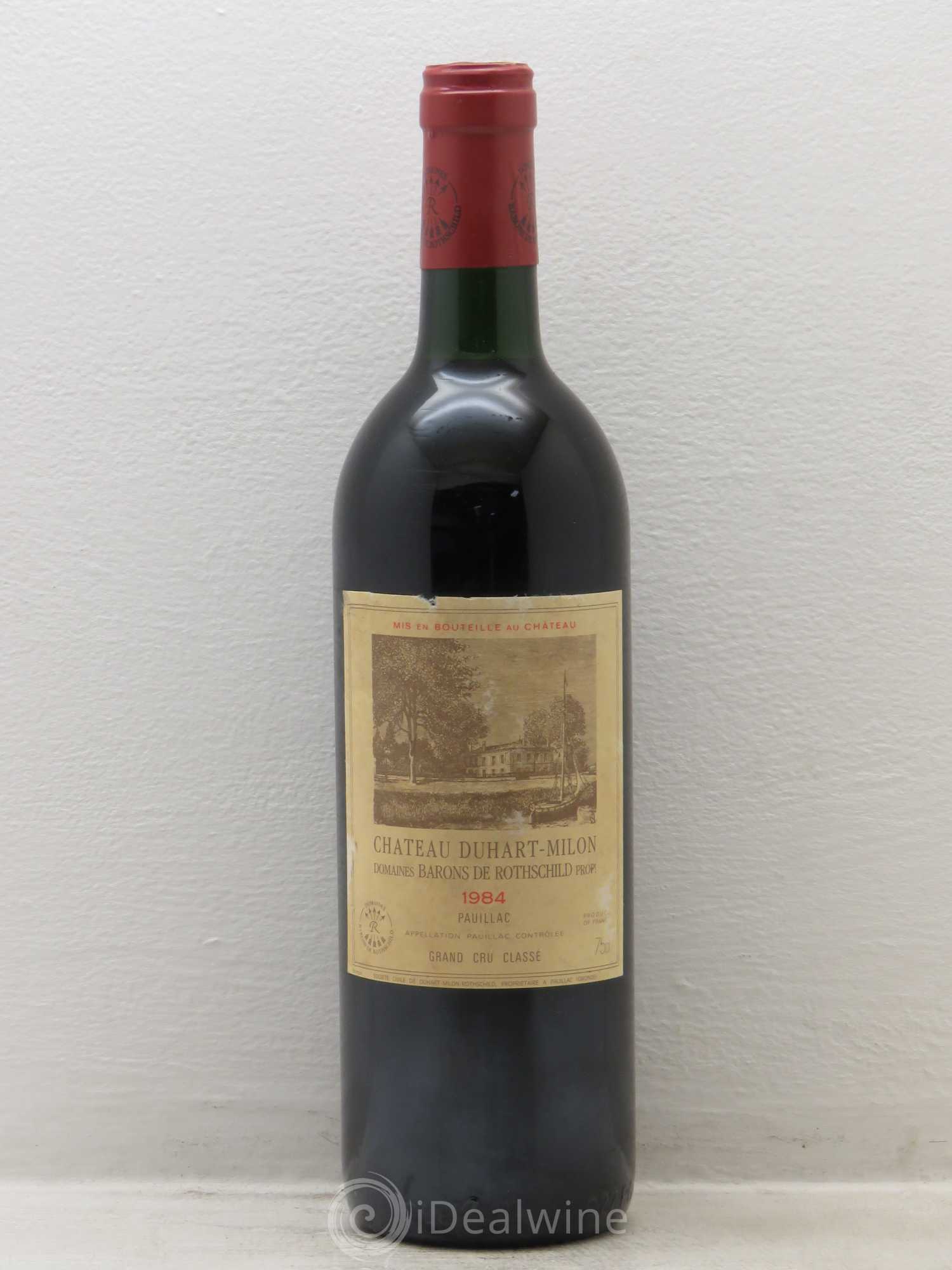 Château Duhart-Milon 4ème Grand Cru Classé (sans prix de réserve) 1984 - Lot de 1 bouteille - 0