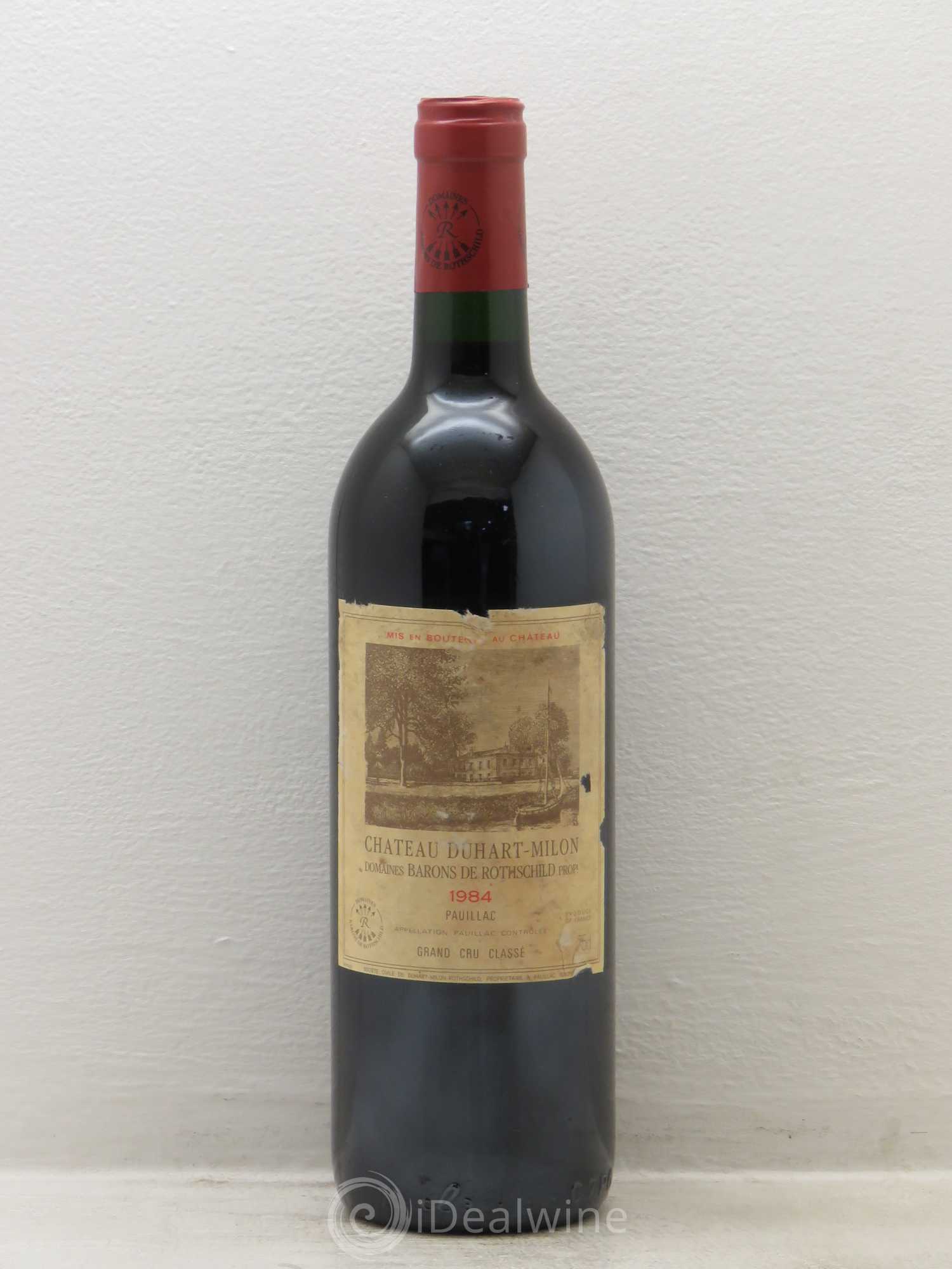 Château Duhart-Milon 4ème Grand Cru Classé (sans prix de réserve) 1984 - Lot de 1 bouteille - 0