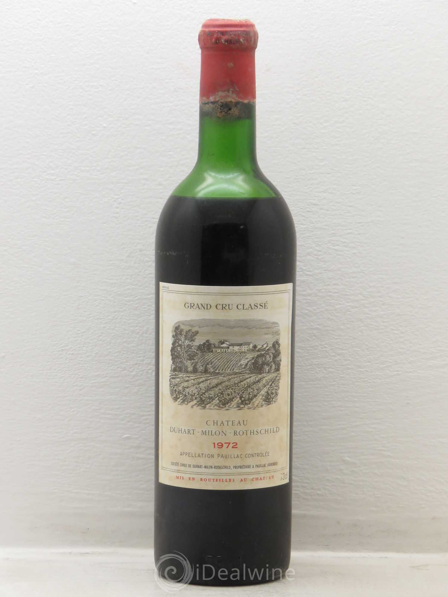 Château Duhart-Milon 4ème Grand Cru Classé 1972 - Lot de 6 bouteilles - 0