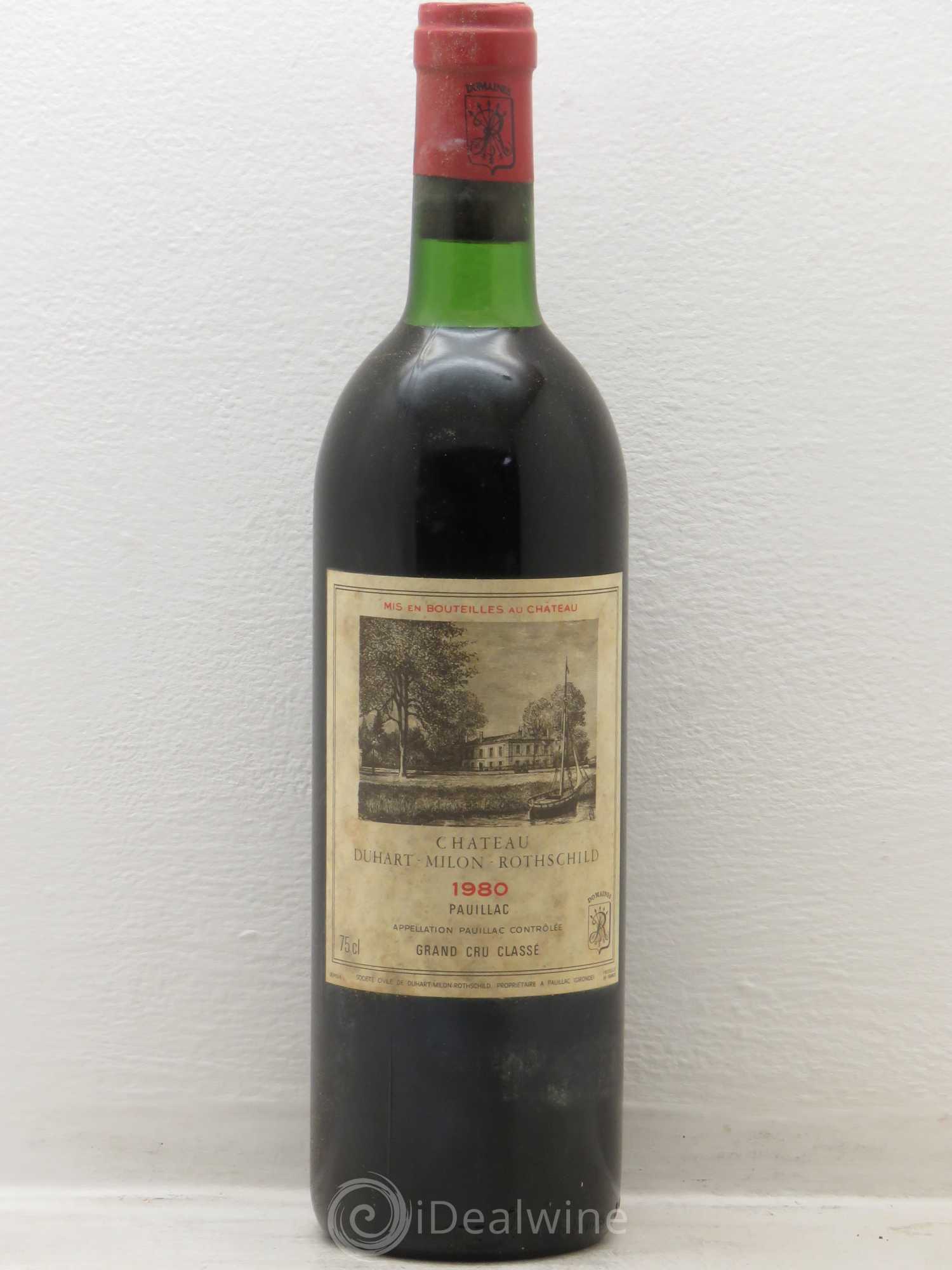 Château Duhart-Milon 4ème Grand Cru Classé 1980 - Lot de 6 bouteilles - 0
