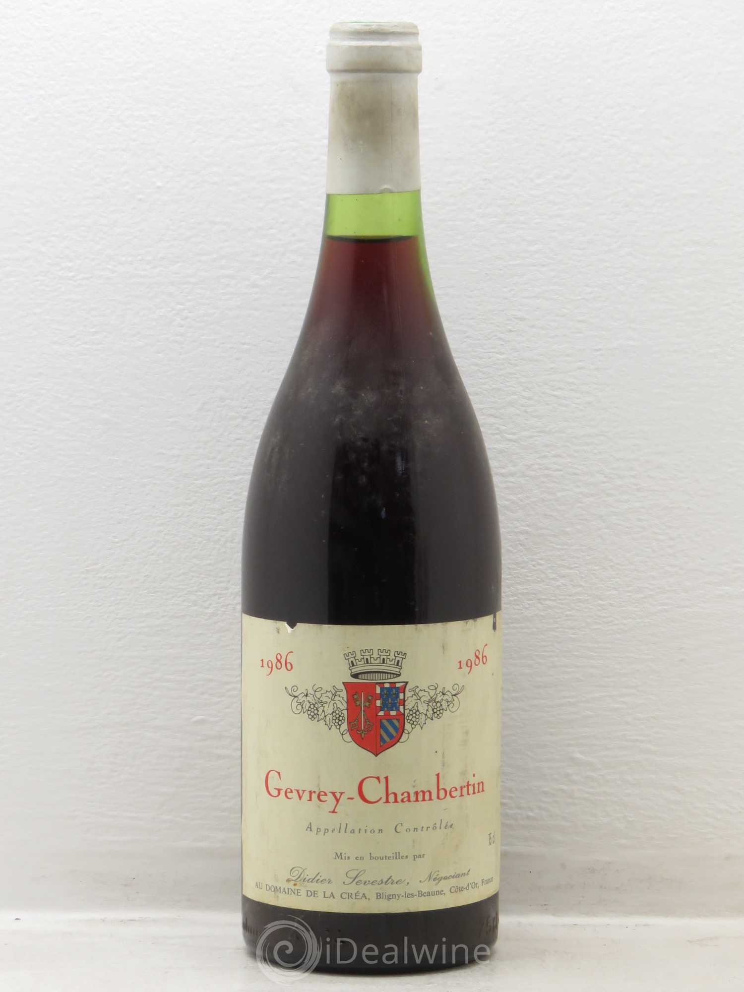 Gevrey-Chambertin Domaine de la Créa 1986 - Posten von 1 Flasche - 0