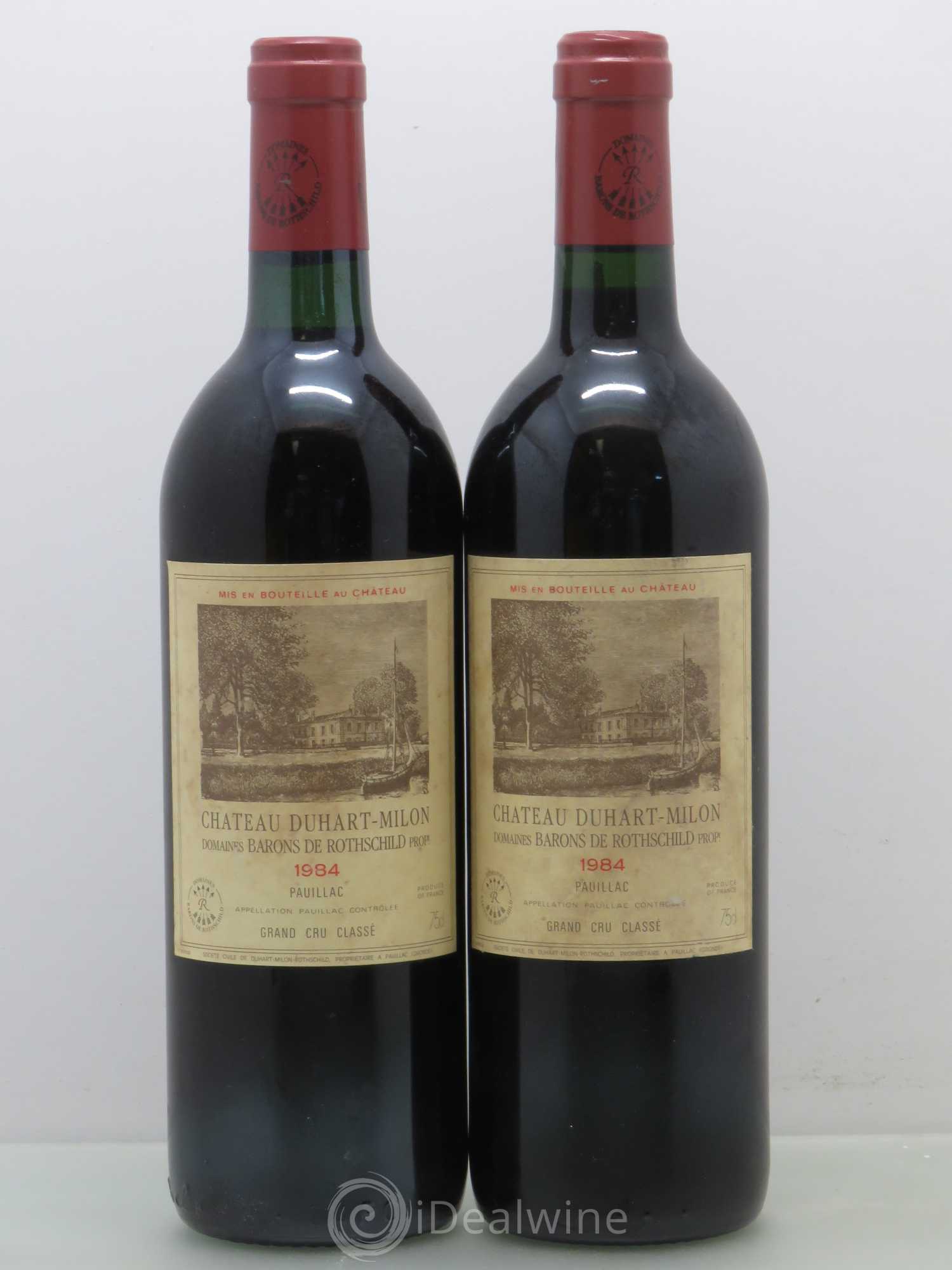 Château Duhart-Milon 4ème Grand Cru Classé 1984 - Lot de 2 bouteilles - 0