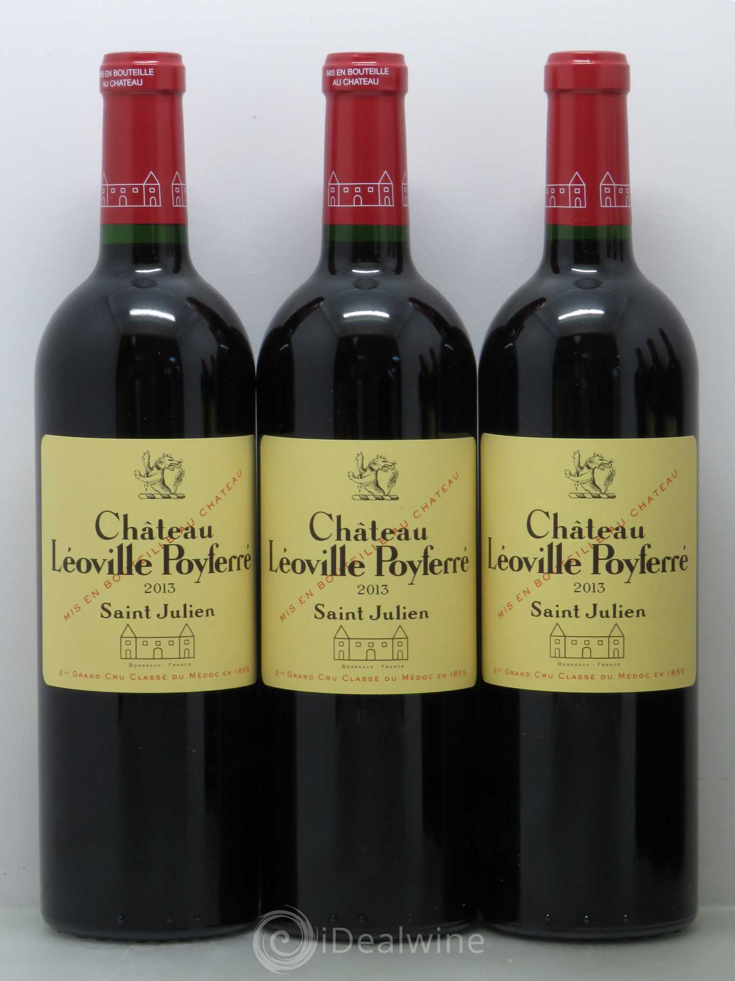Château Léoville Poyferré 2ème Grand Cru Classé 2013 - Lot de 6 bouteilles - 1