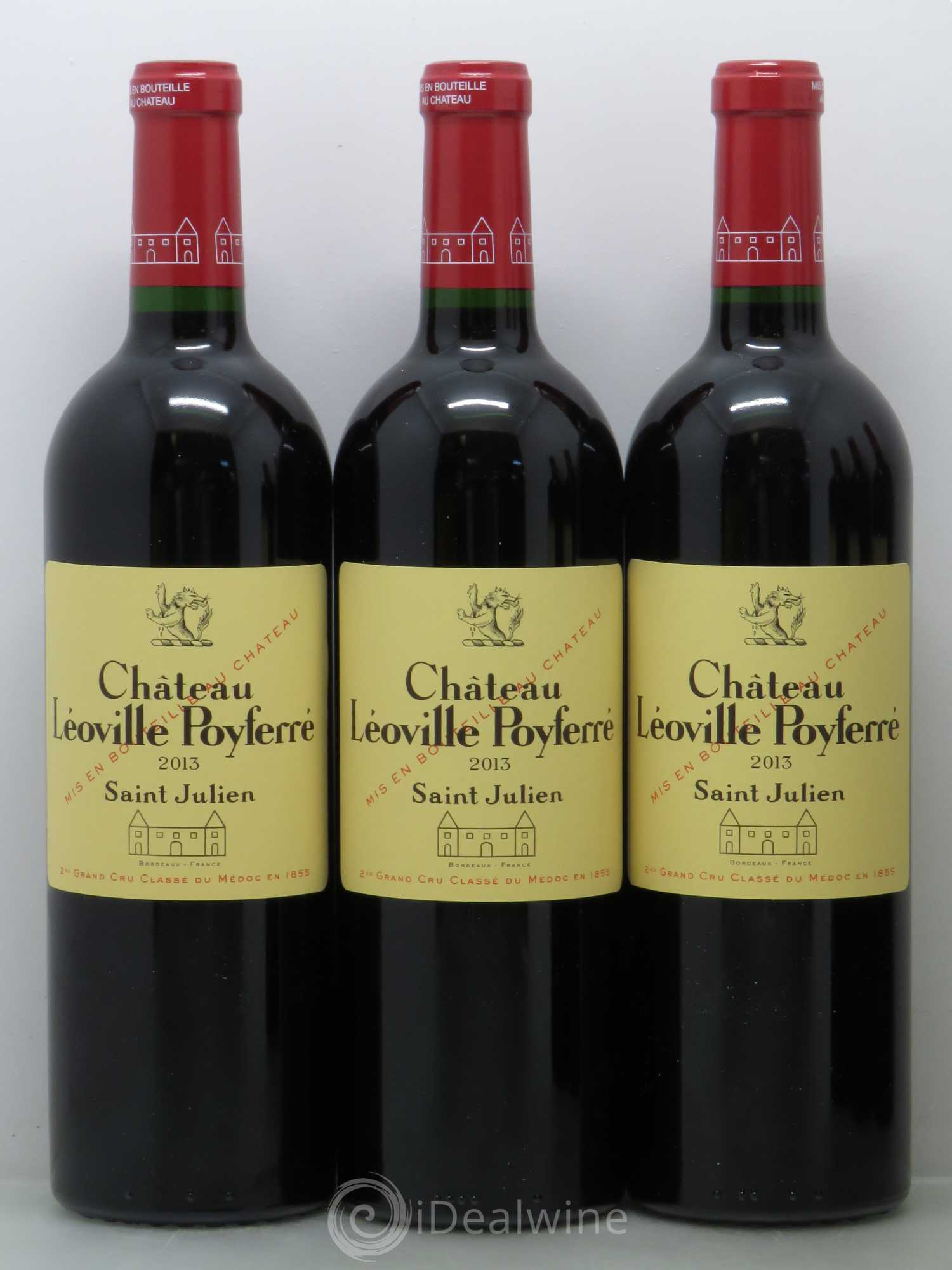 Château Léoville Poyferré 2ème Grand Cru Classé 2013 - Lot de 6 bouteilles - 1
