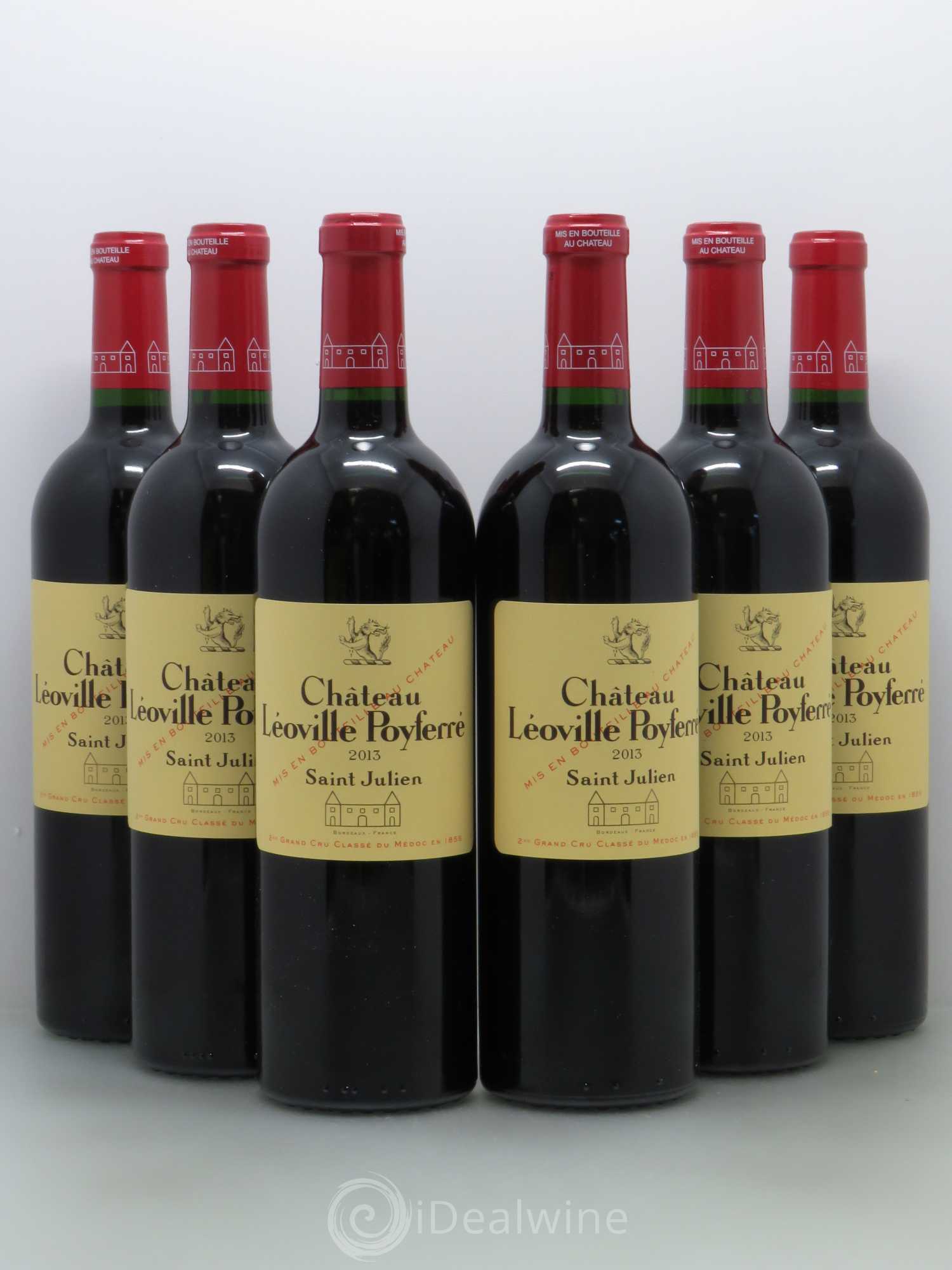Château Léoville Poyferré 2ème Grand Cru Classé 2013 - Lot de 6 bouteilles - 0