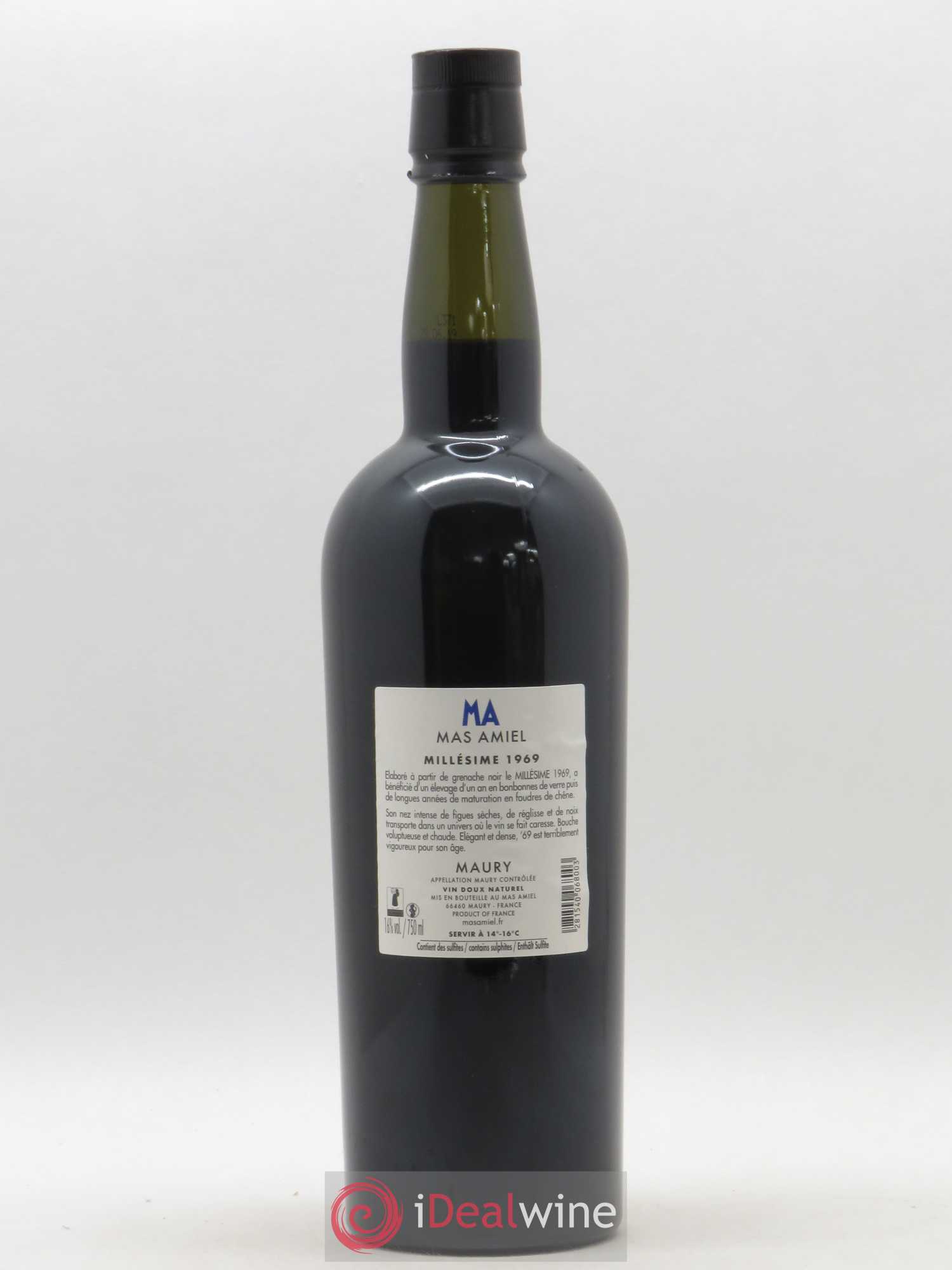 Maury Mas Amiel 1969 - Lot de 1 bouteille - 1