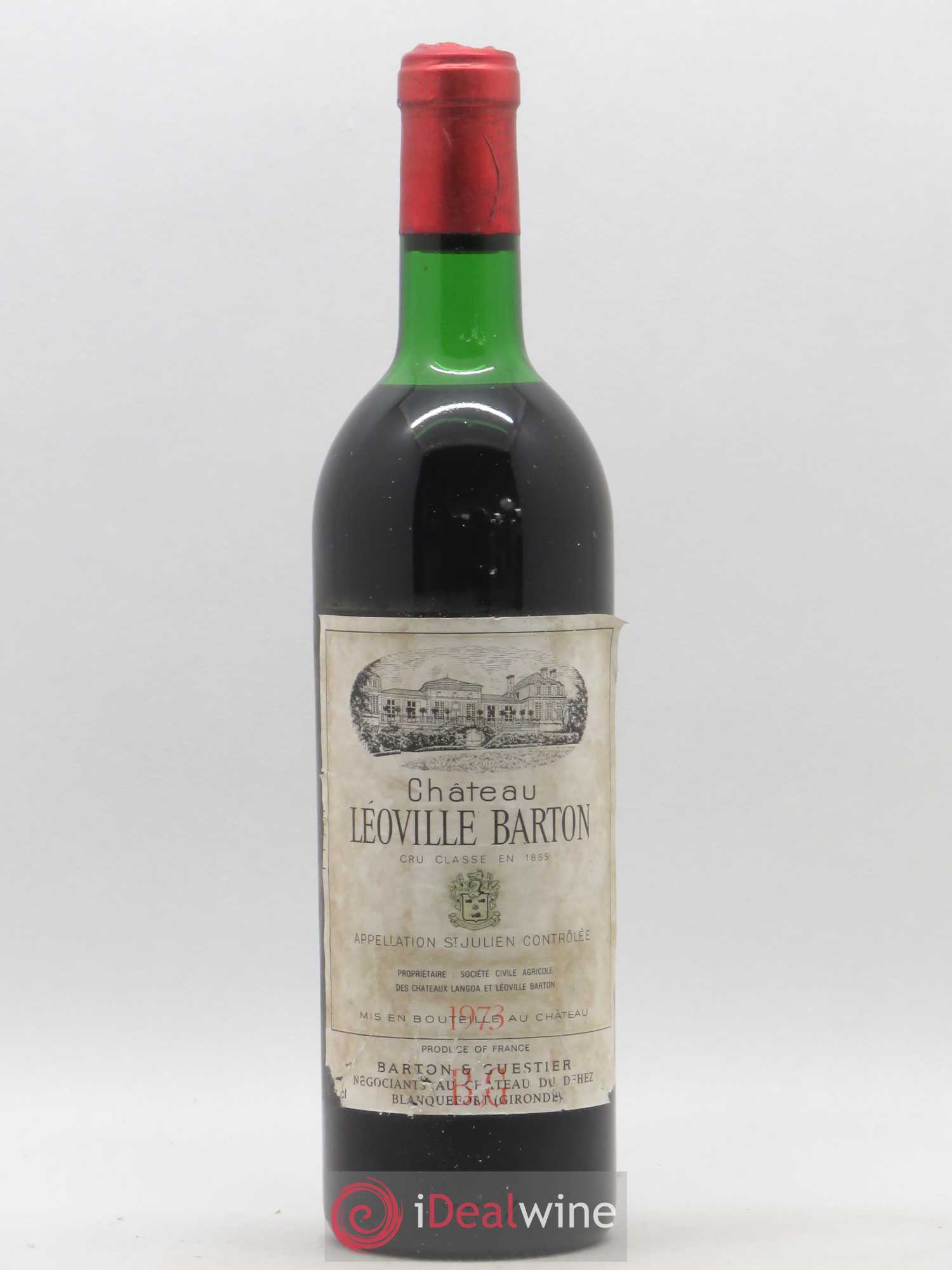 Château Léoville Barton 2ème Grand Cru Classé 1973 - Lot de 1 bouteille - 0