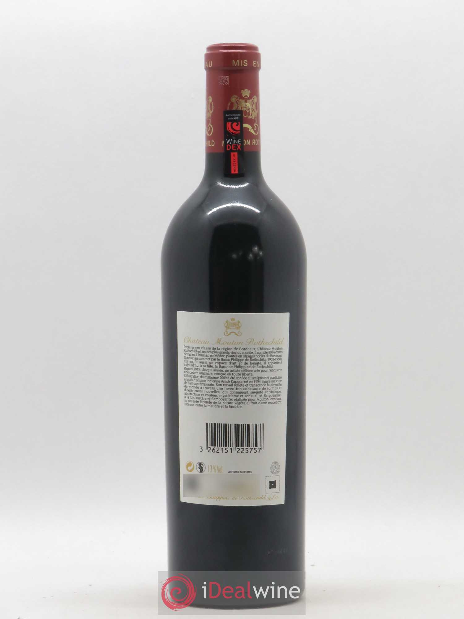 Château Mouton Rothschild 1er Grand Cru Classé 2009 - Lot de 1 bouteille - 1