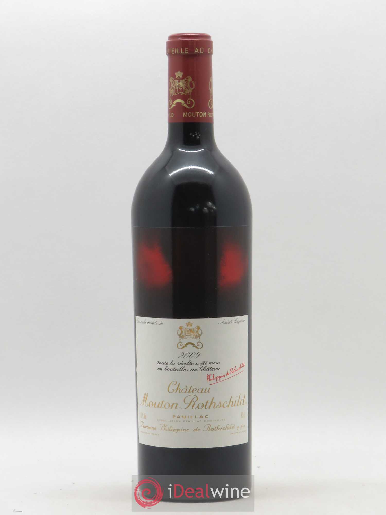 Château Mouton Rothschild 1er Grand Cru Classé 2009 - Lot de 1 bouteille - 0