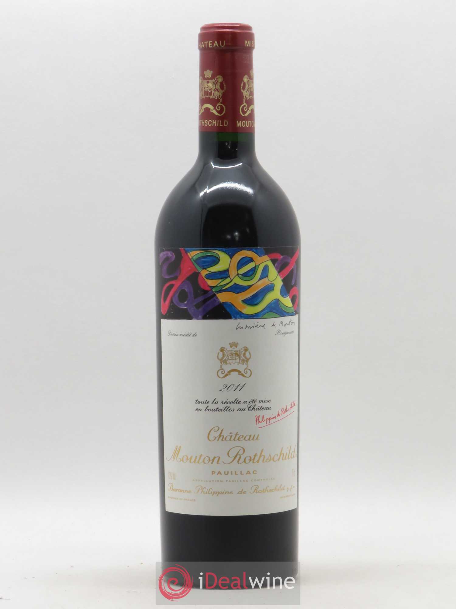 Château Mouton Rothschild 1er Grand Cru Classé 2011 - Lot de 1 bouteille - 0