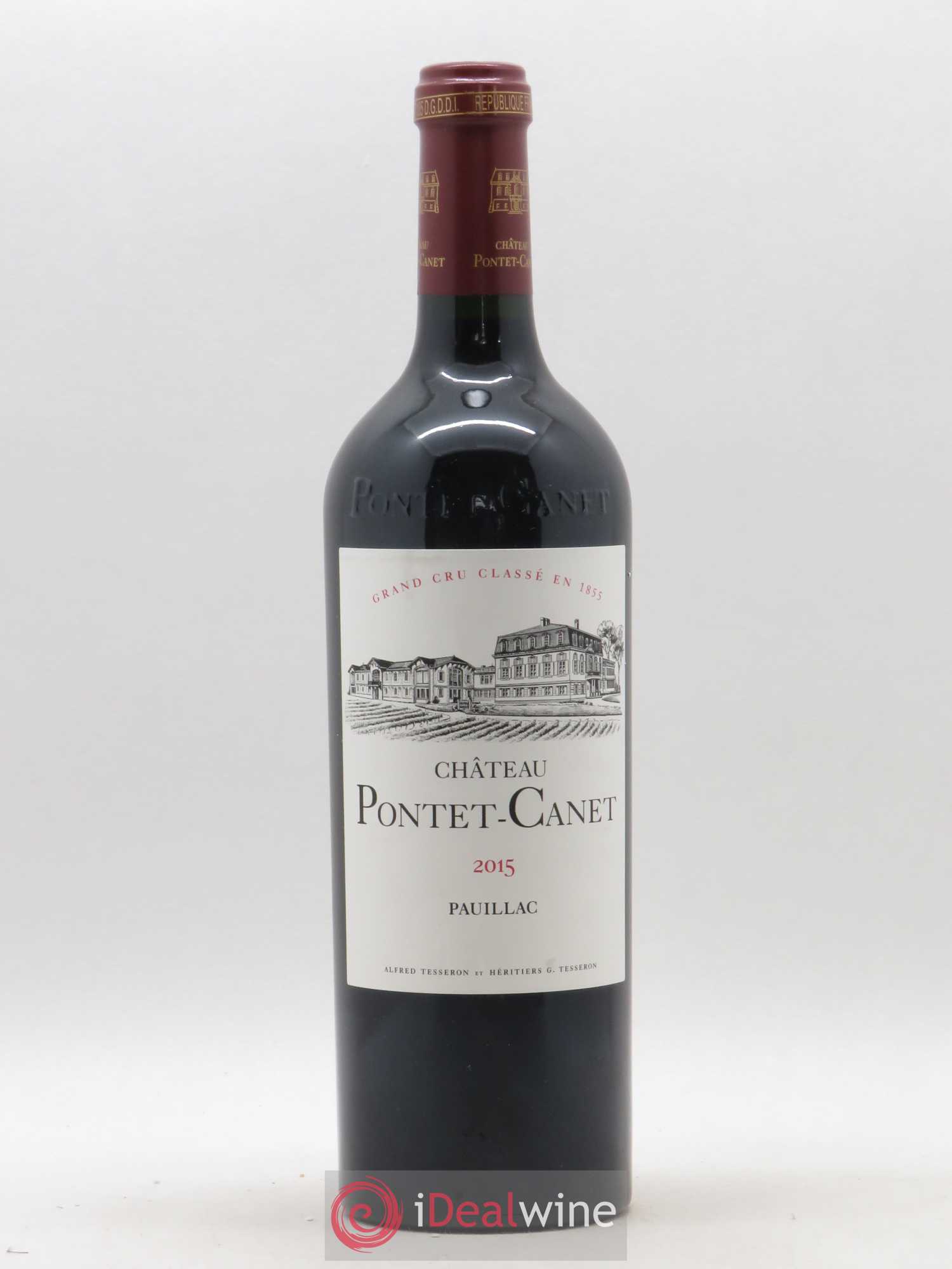Château Pontet Canet 5ème Grand Cru Classé 2015 - Lot de 1 bouteille - 0