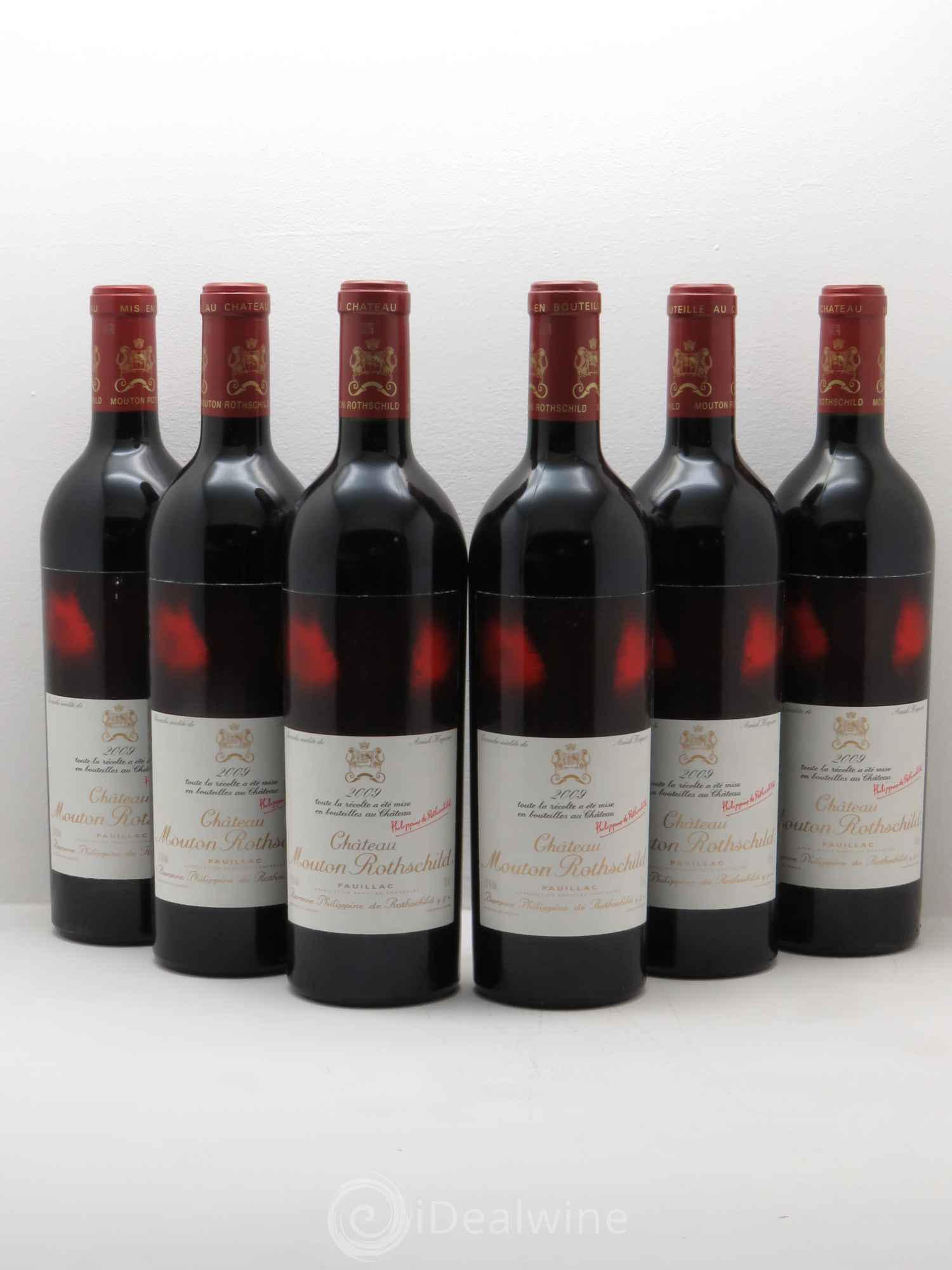 Château Mouton Rothschild 1er Grand Cru Classé 2009 - Lot de 6 bouteilles - 0