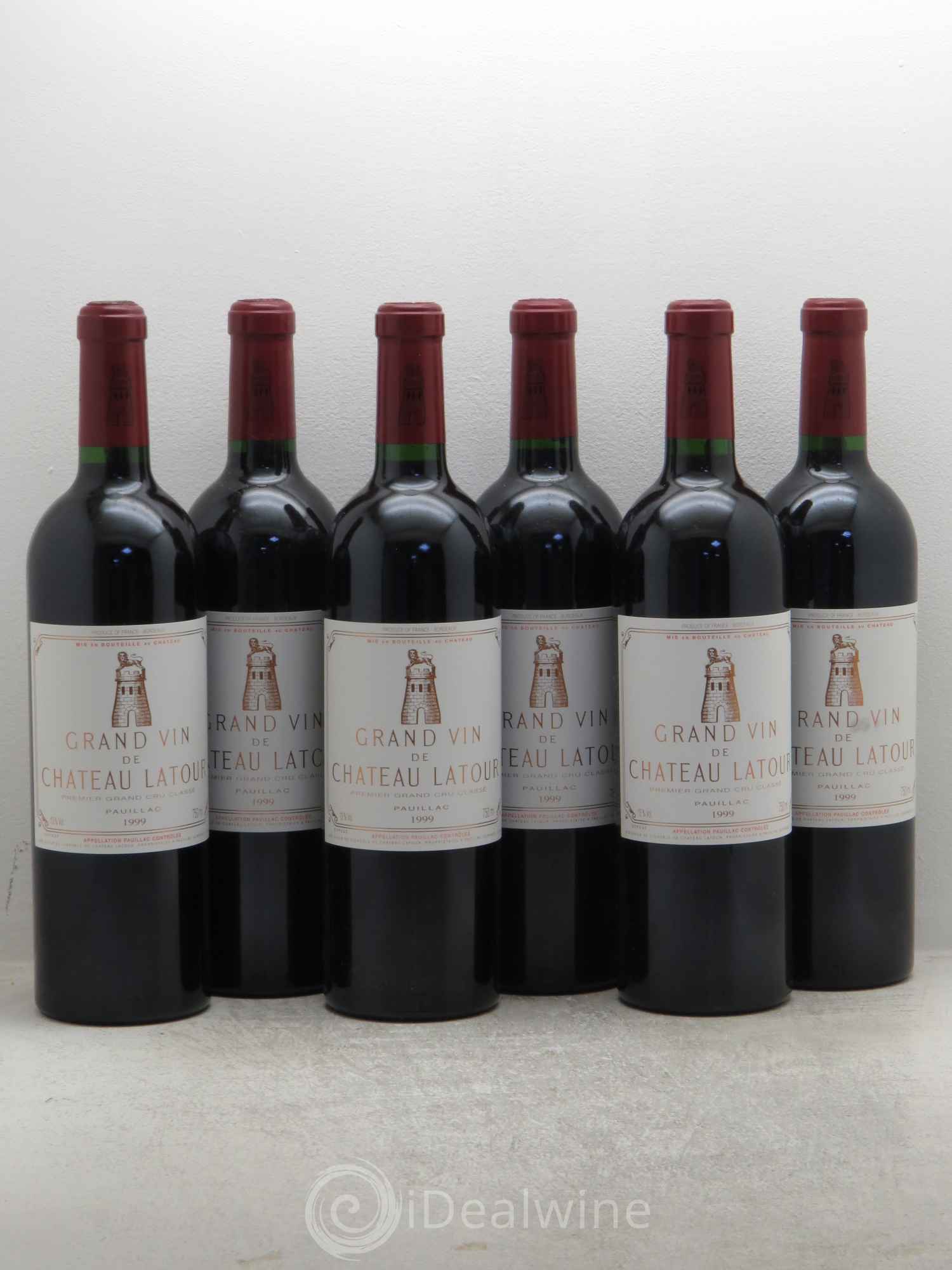 Château Latour 1er Grand Cru Classé 1999 - Lot de 6 bouteilles - 0