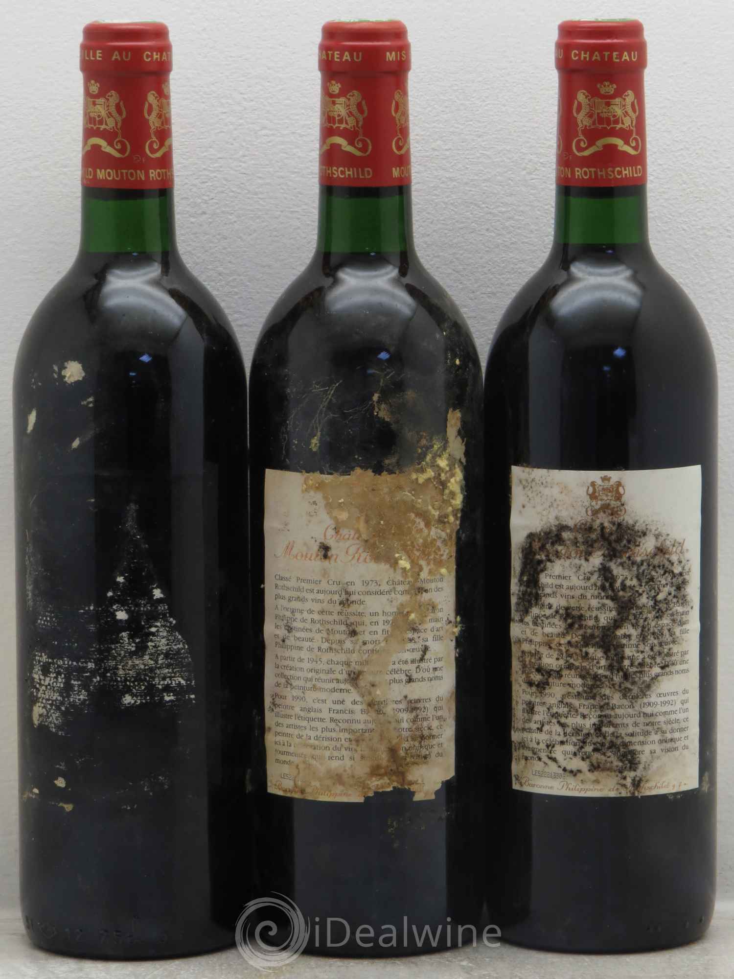 Château Mouton Rothschild 1er Grand Cru Classé 1990 - Lot de 12 bouteilles - 4
