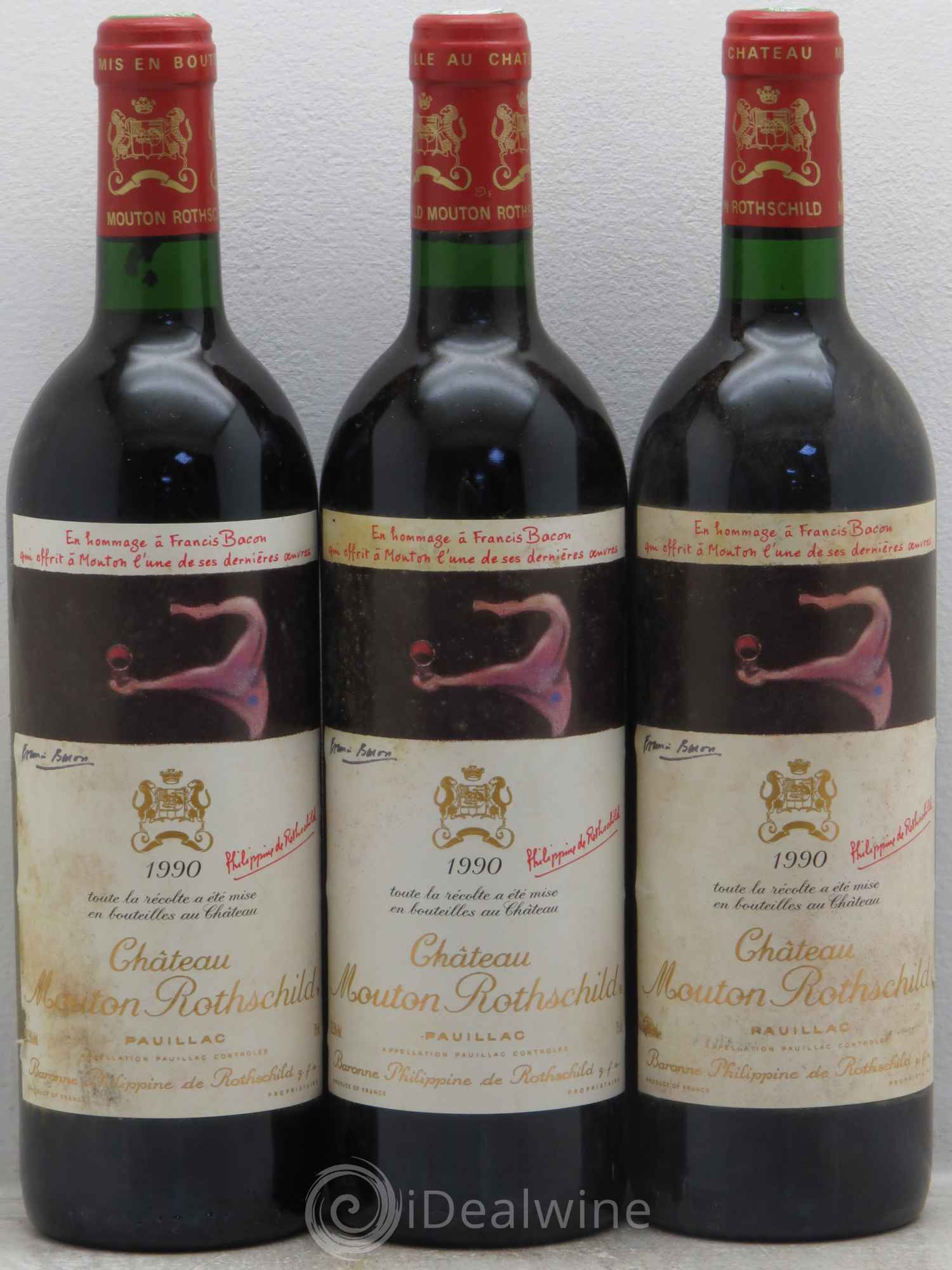 Château Mouton Rothschild 1er Grand Cru Classé 1990 - Lot de 12 bouteilles - 7