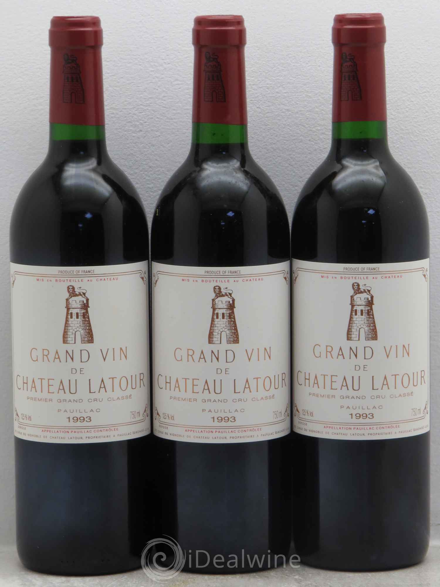 Château Latour 1er Grand Cru Classé 1993 - Lot de 6 bouteilles - 2
