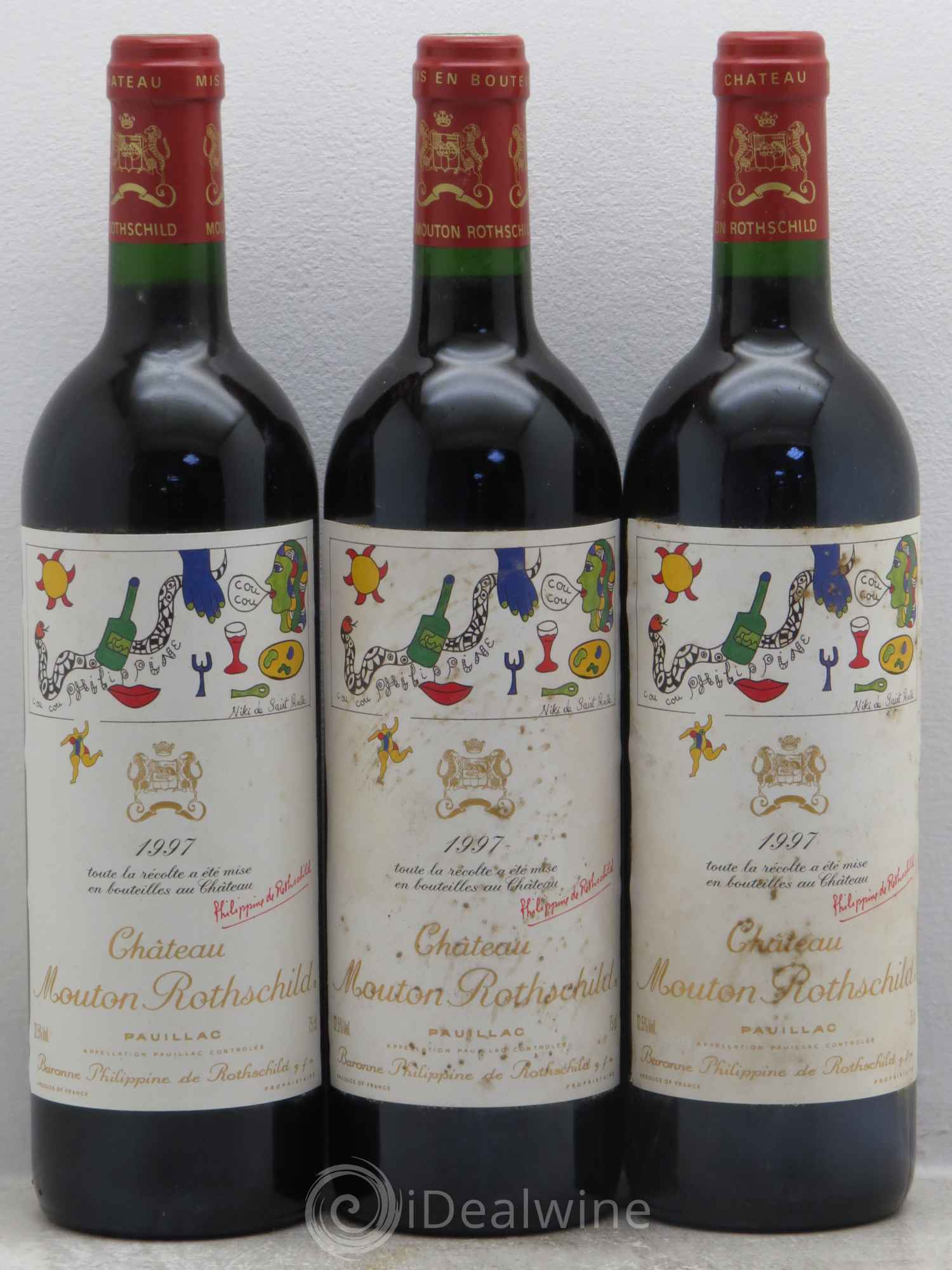 Château Mouton Rothschild 1er Grand Cru Classé 1997 - Lot de 12 bouteilles - 5