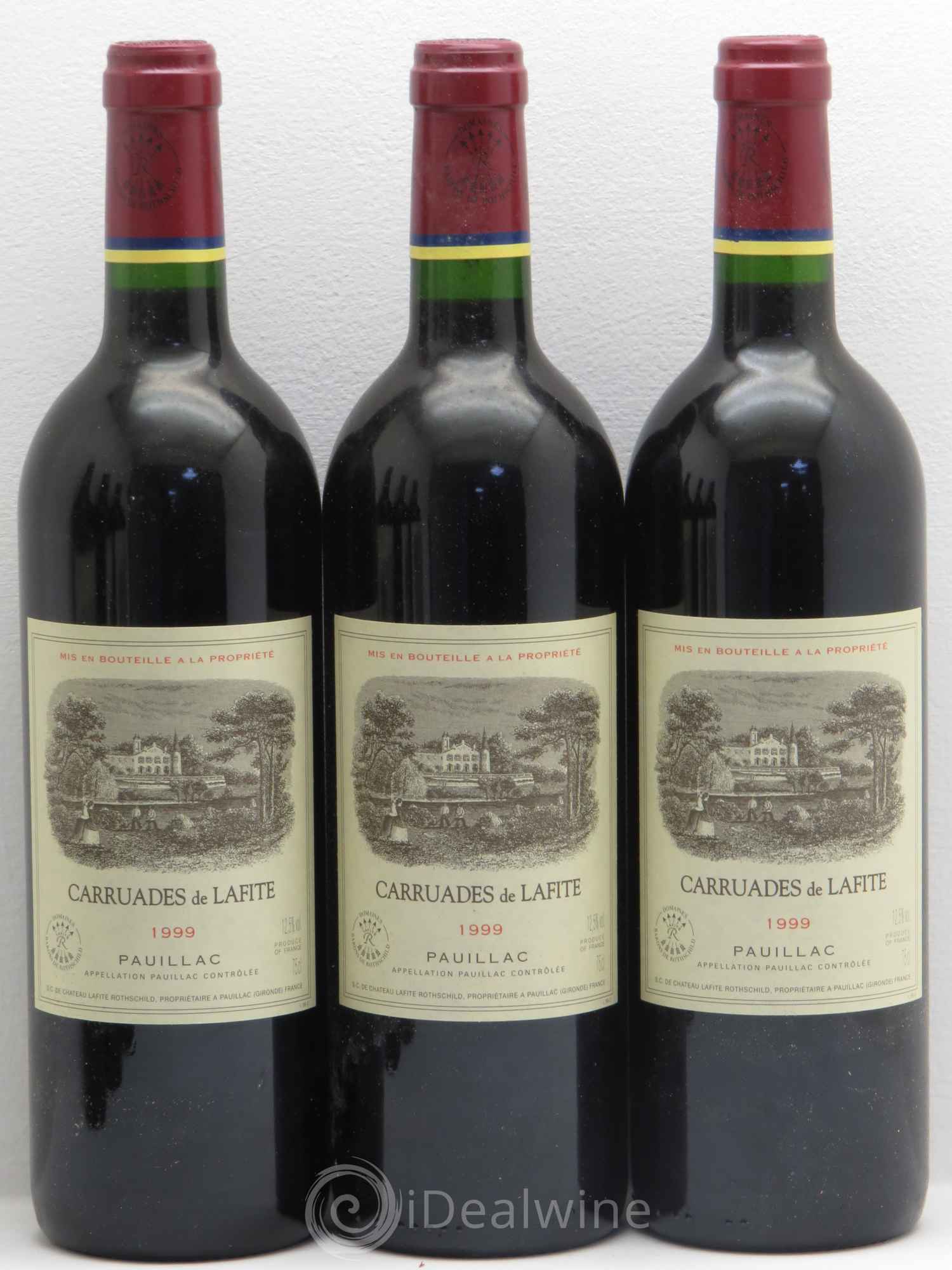 Carruades de Lafite Rothschild Second Vin 1999 - Lot de 12 bouteilles - 1