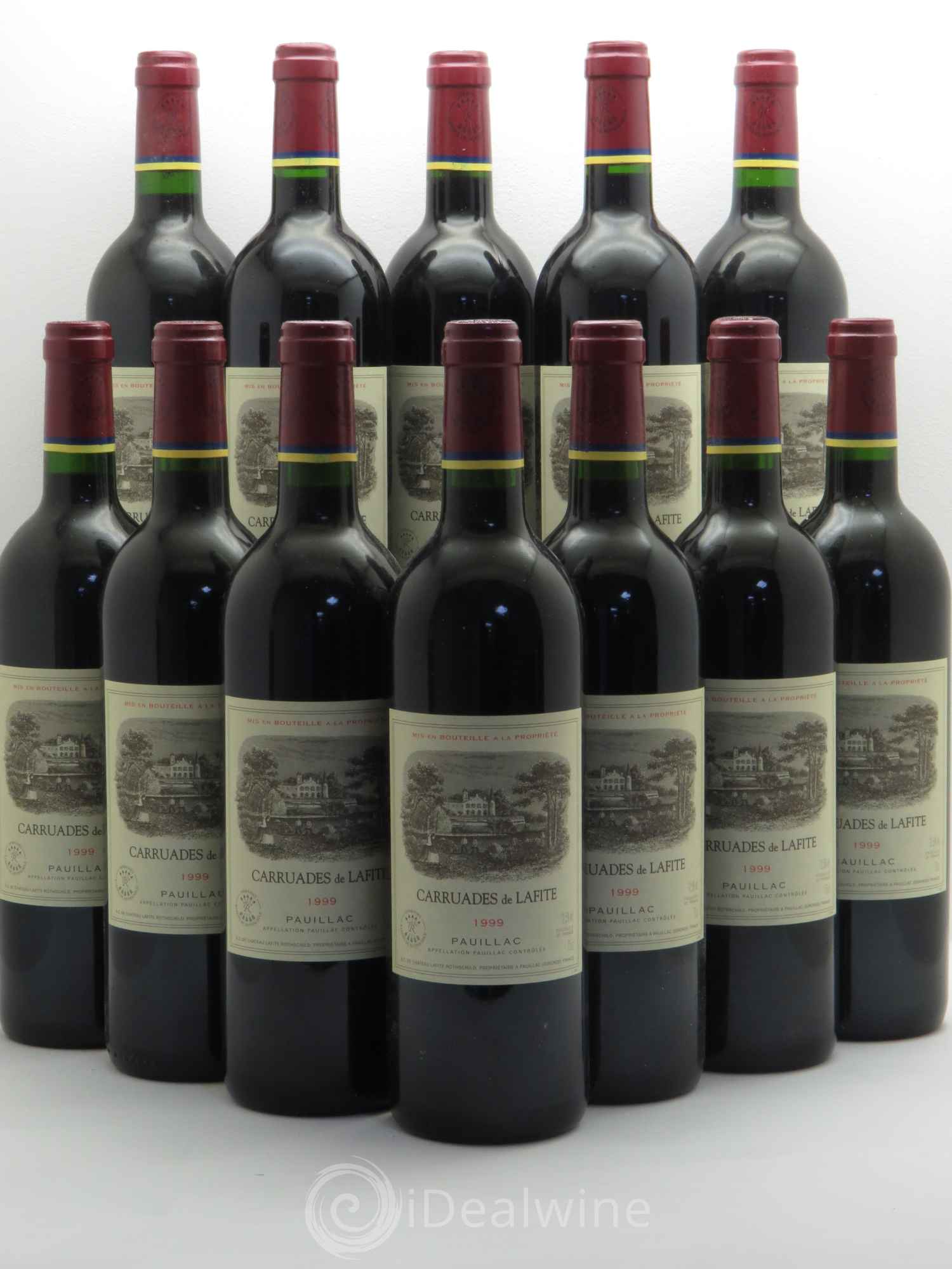 Carruades de Lafite Rothschild Second Vin 1999 - Lot de 12 bouteilles - 0