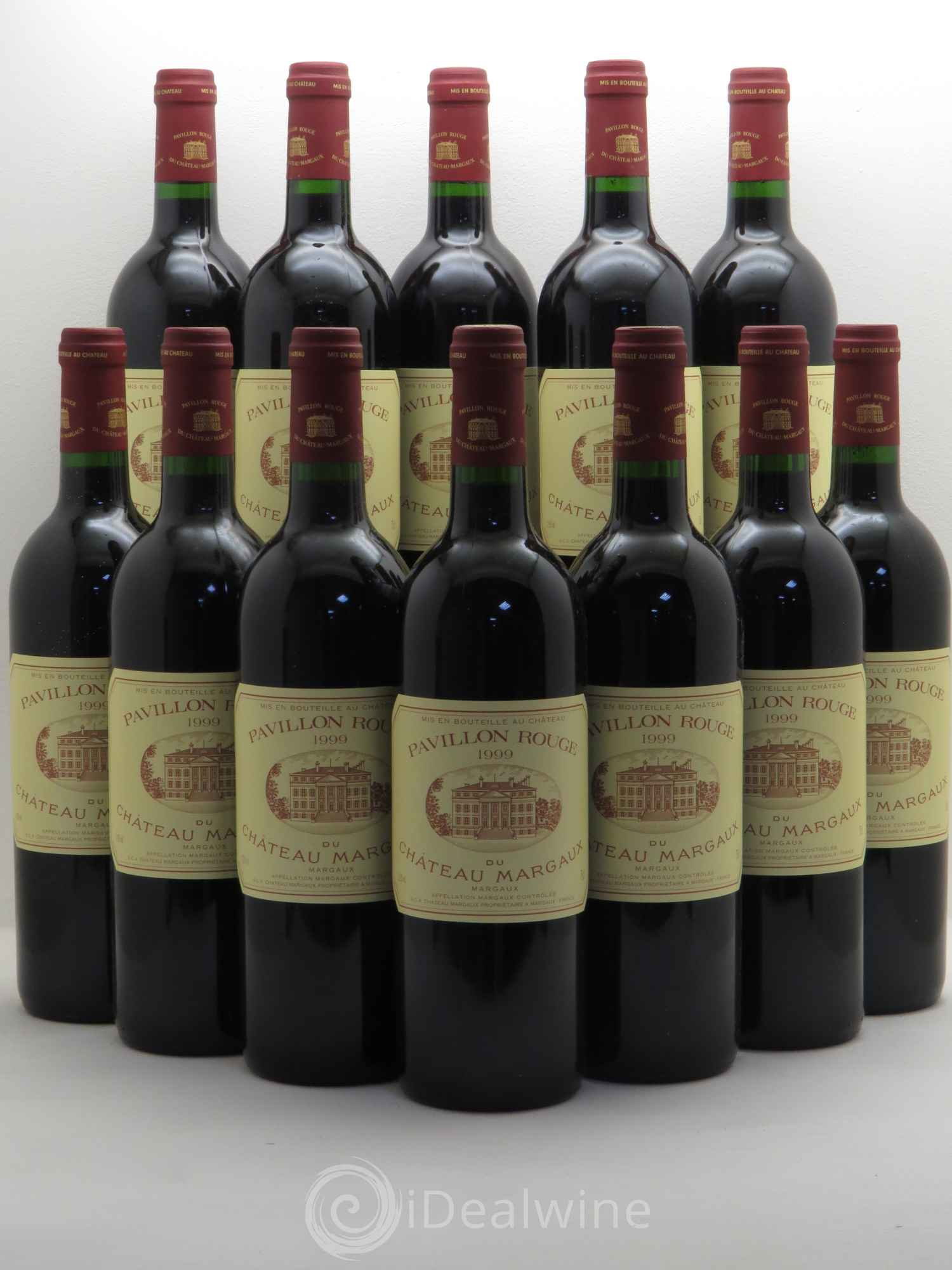 Pavillon Rouge du Château Margaux Second Vin 1999 - Lot de 12 bouteilles - 0