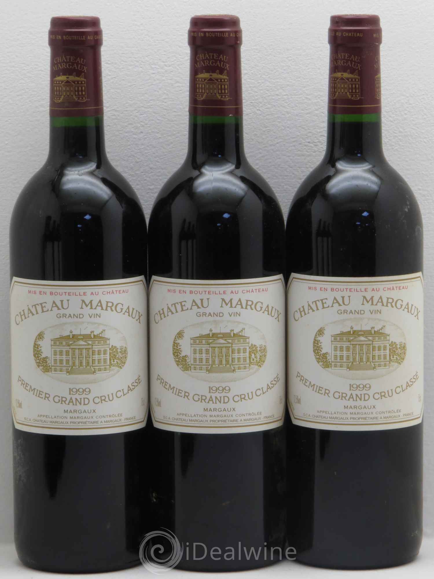 Château Margaux 1er Grand Cru Classé 1999 - Lot de 6 bouteilles - 1