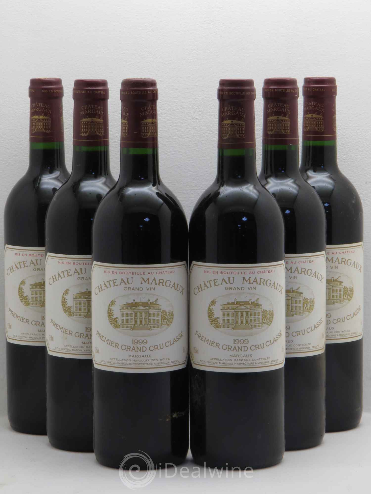 Château Margaux 1er Grand Cru Classé 1999 - Lot de 6 bouteilles - 0
