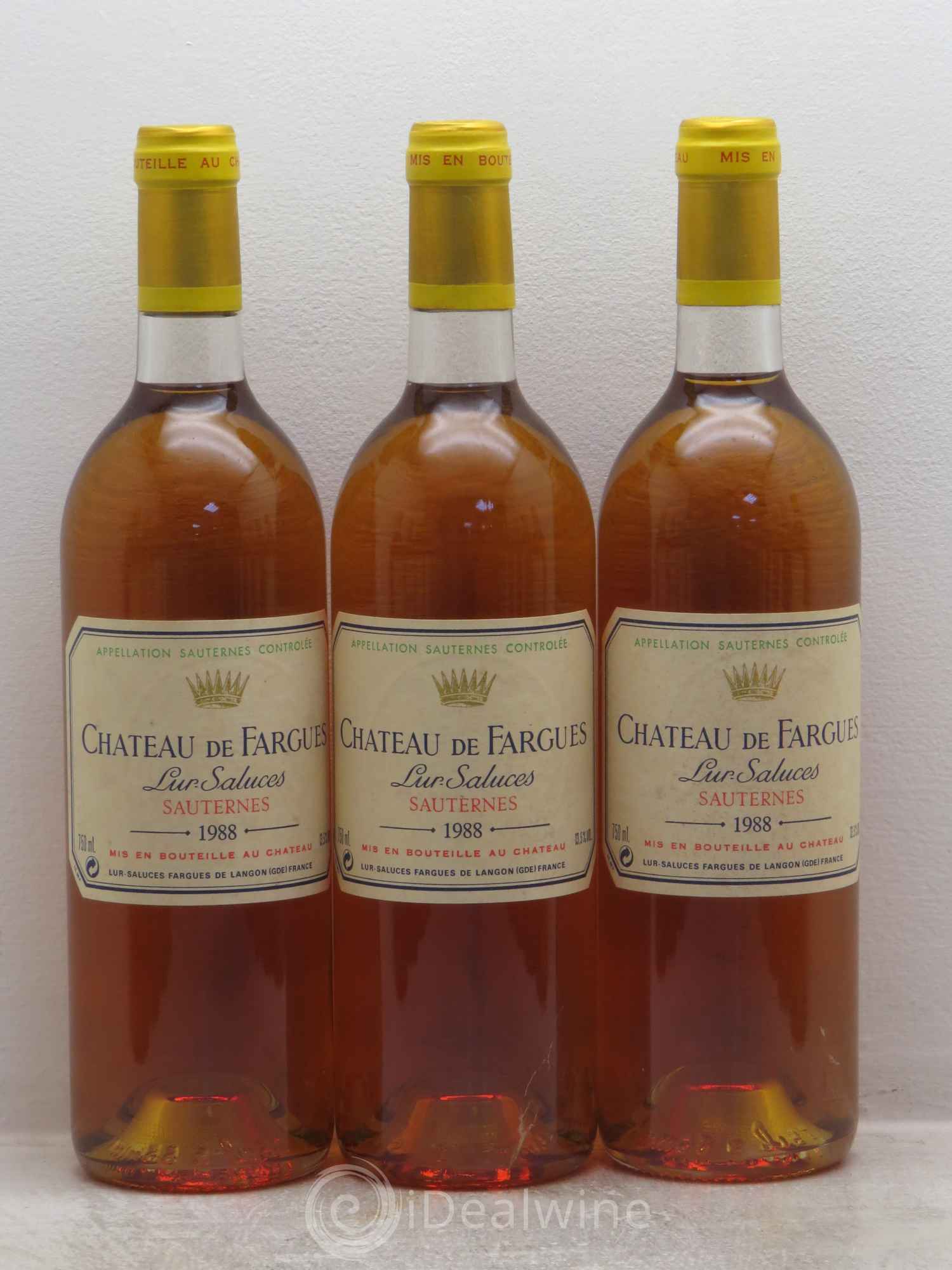 Château de Fargues 1988 - Lotto di 12 bottiglie - 1