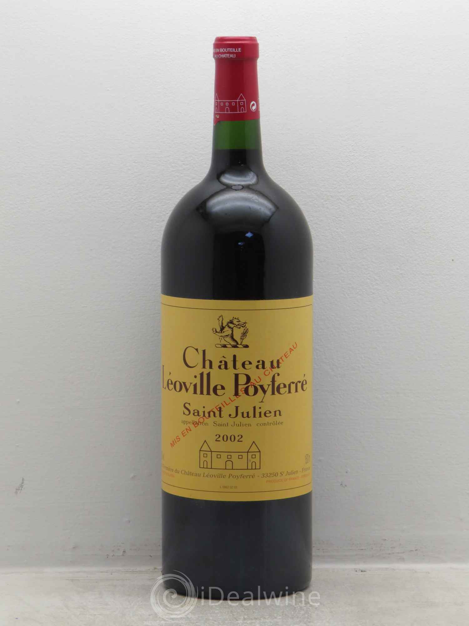 Château Léoville Poyferré 2ème Grand Cru Classé 2002 - Lot de 6 magnums - 0