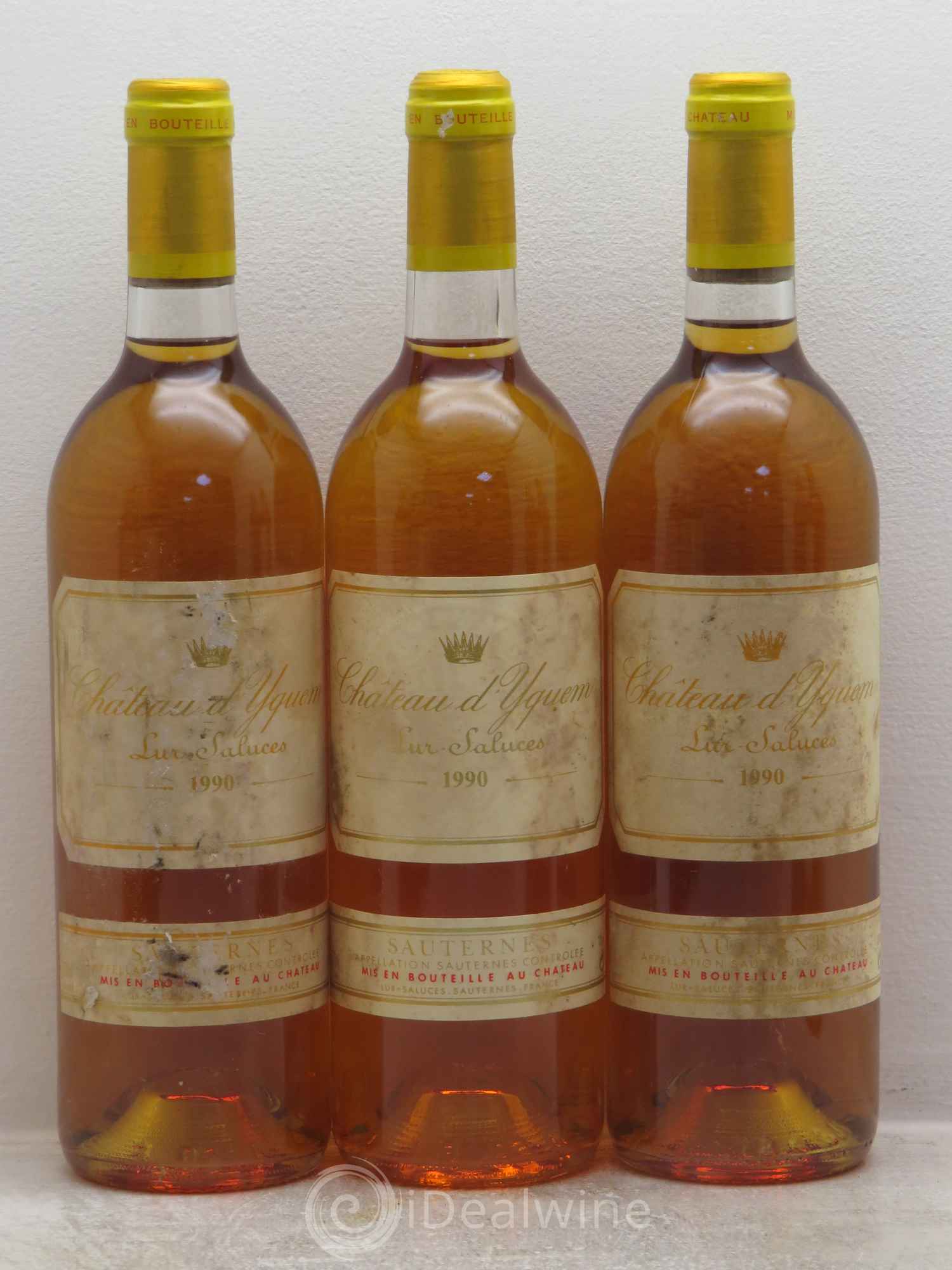 Château d' Yquem 1er Cru Classé Supérieur 1990 - Lotto di 12 bottiglie - 2