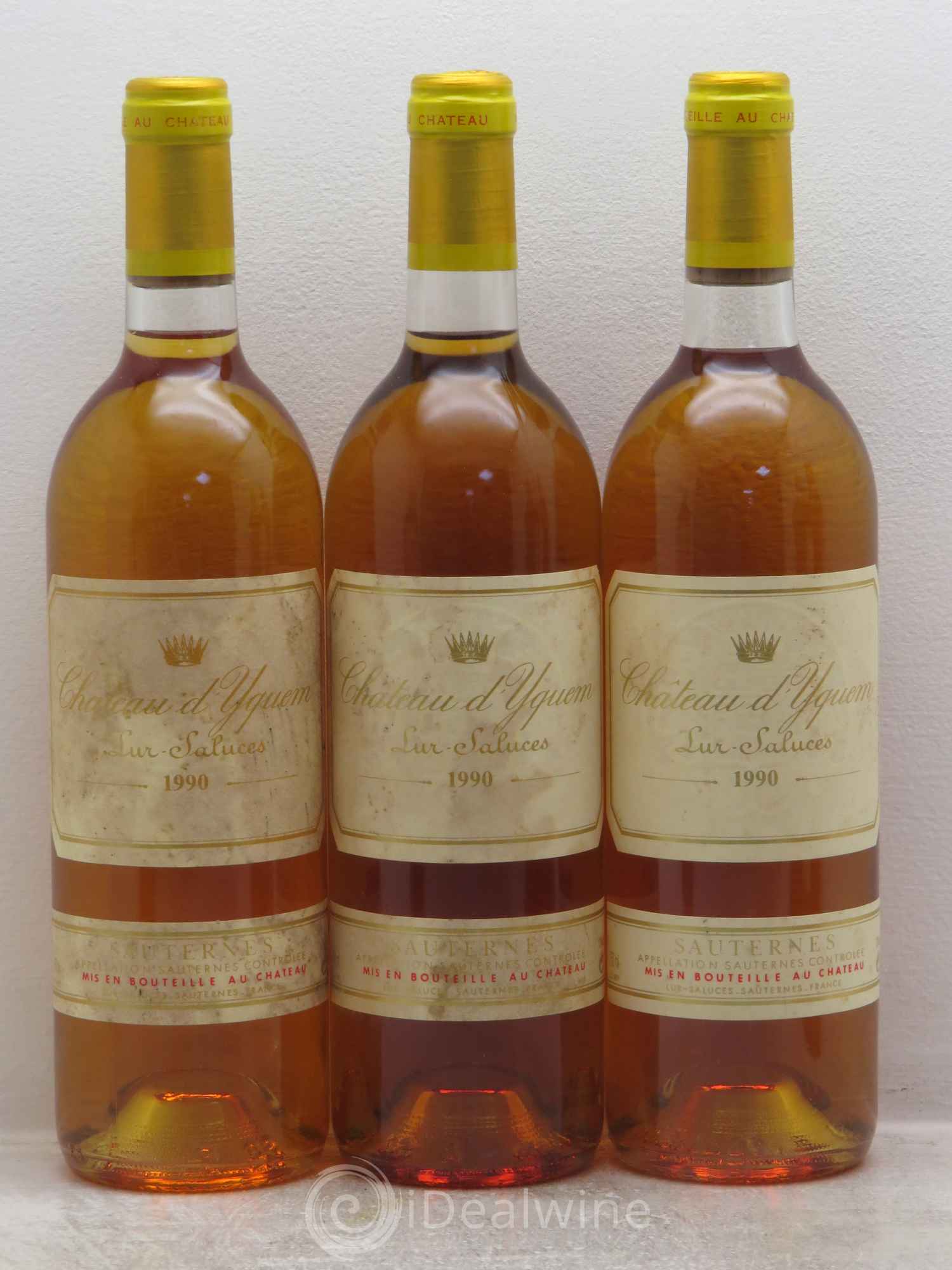 Château d' Yquem 1er Cru Classé Supérieur 1990 - Lotto di 12 bottiglie - 3