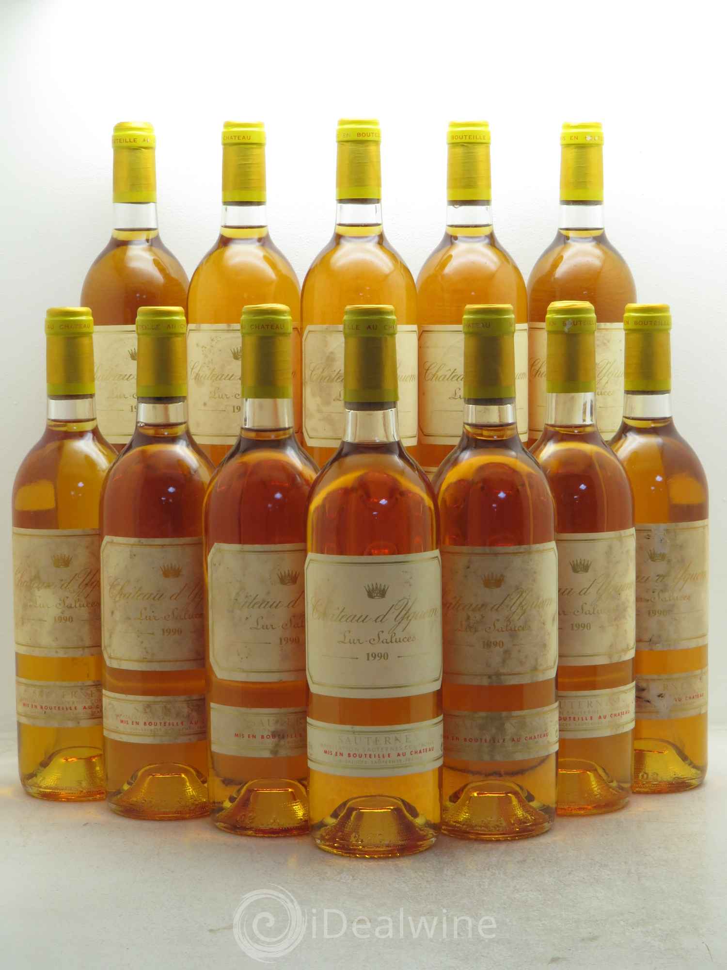 Château d' Yquem 1er Cru Classé Supérieur 1990 - Lotto di 12 bottiglie - 0