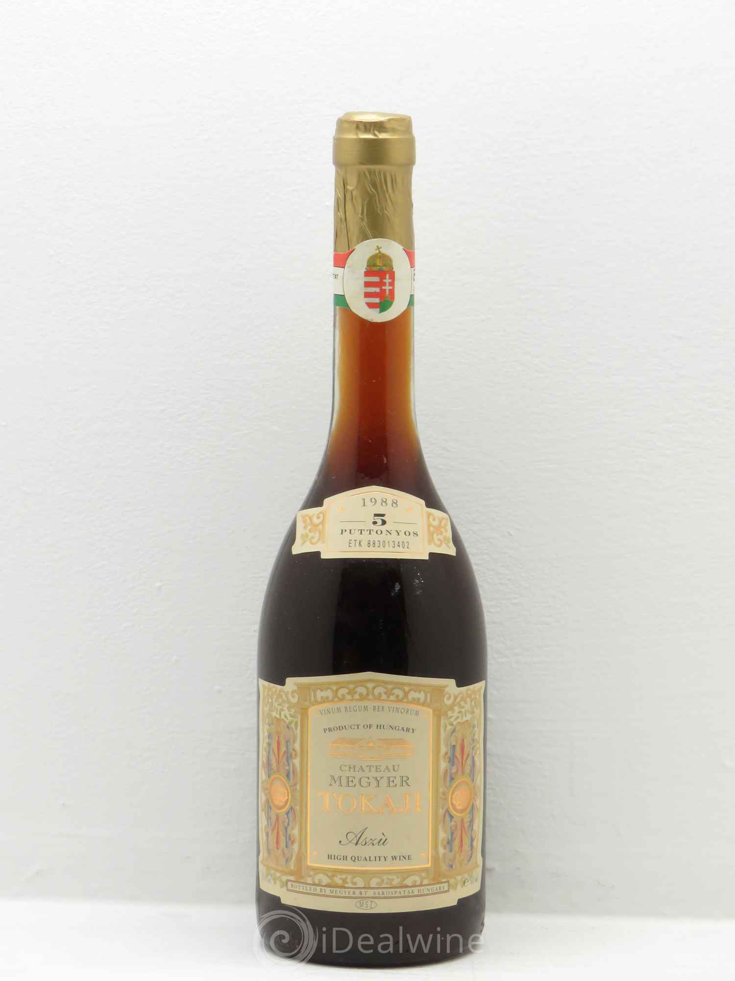 Tokaji 1988 - Posten von 1 Flasche - 0