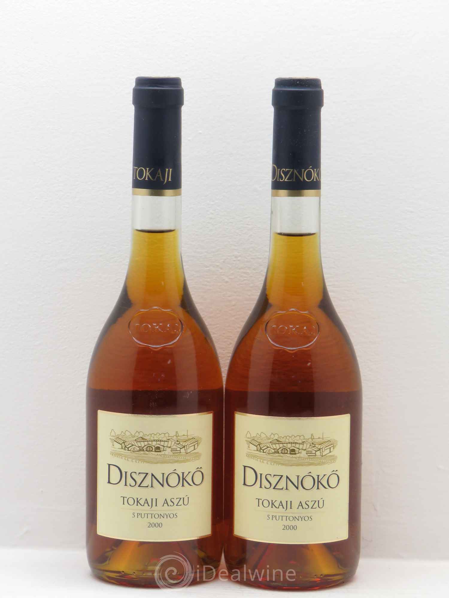 Tokaji Aszu 5 Puttonyos 2000 - Lotto di 2 bottiglie - 0