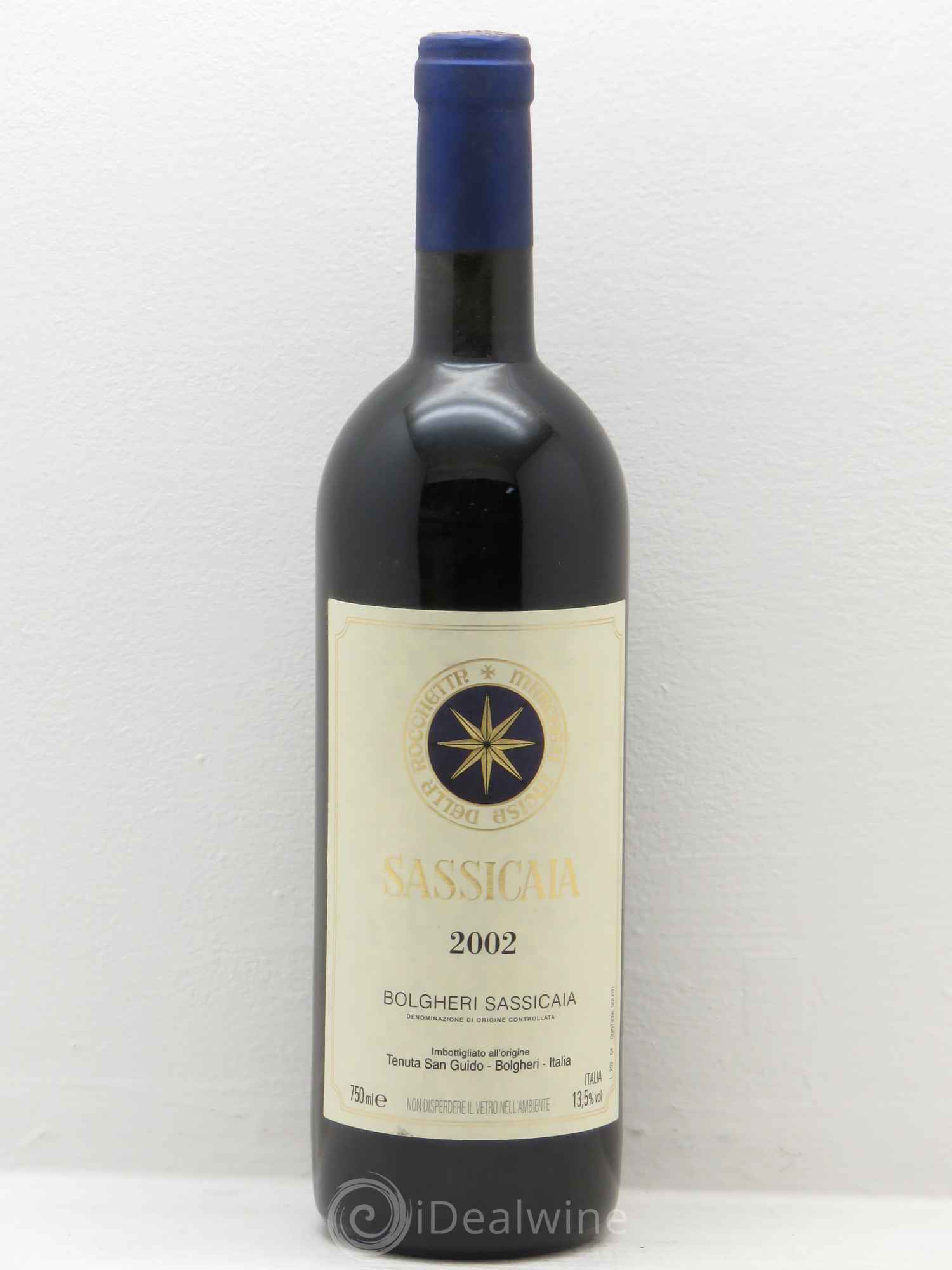 Bolgheri DOC Sassicaia Tenuta San Guido 2002 - Lot de 1 bouteille - 0