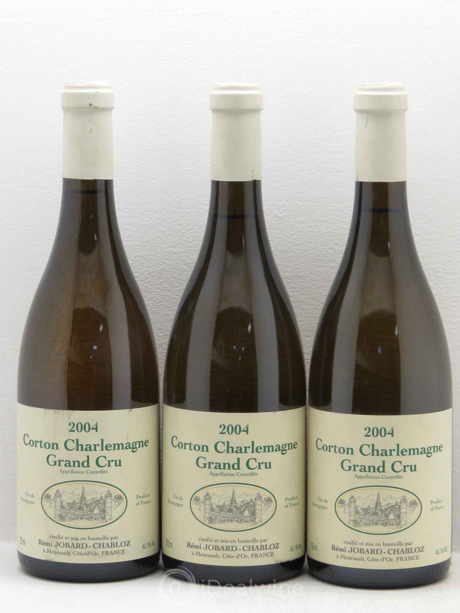 Corton-Charlemagne Grand Cru Rémy Jobard 2004 - Lot de 3 bouteilles - 0