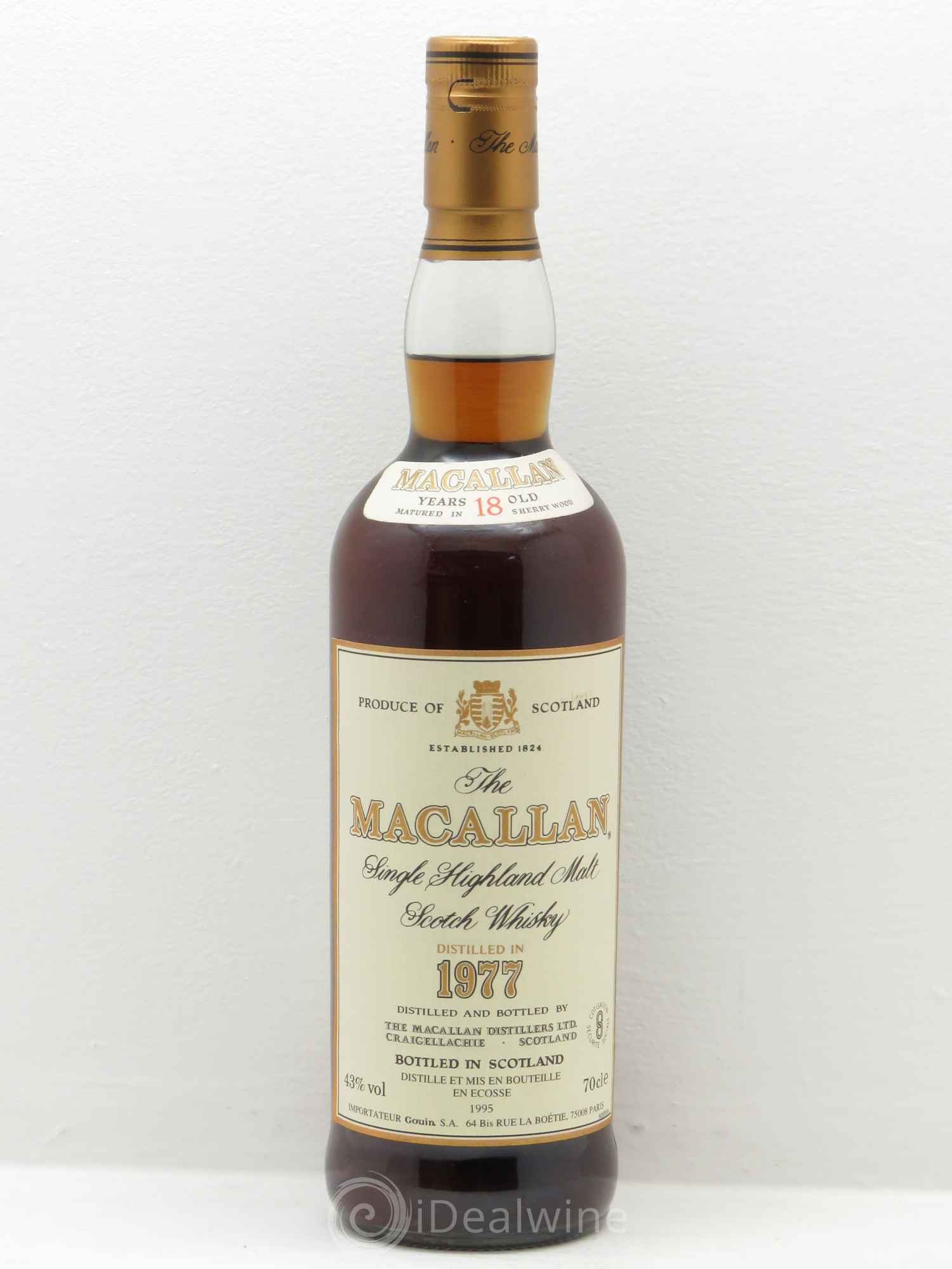 Whisky 1977 - Posten von 1 Flasche - 0