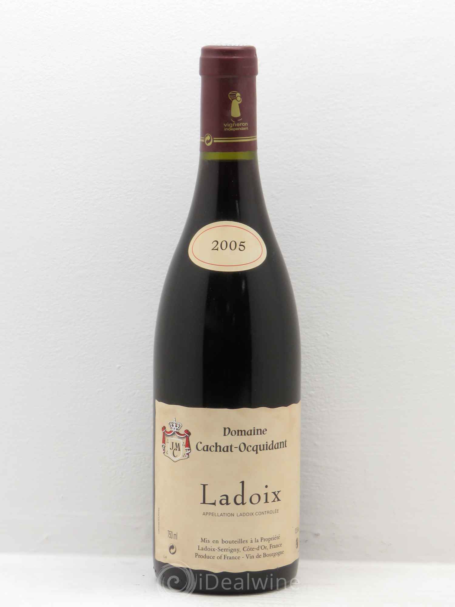 Bourgogne Ladoix Domaine Cachat Ocquidan 2005 - Posten von 1 Flasche - 0