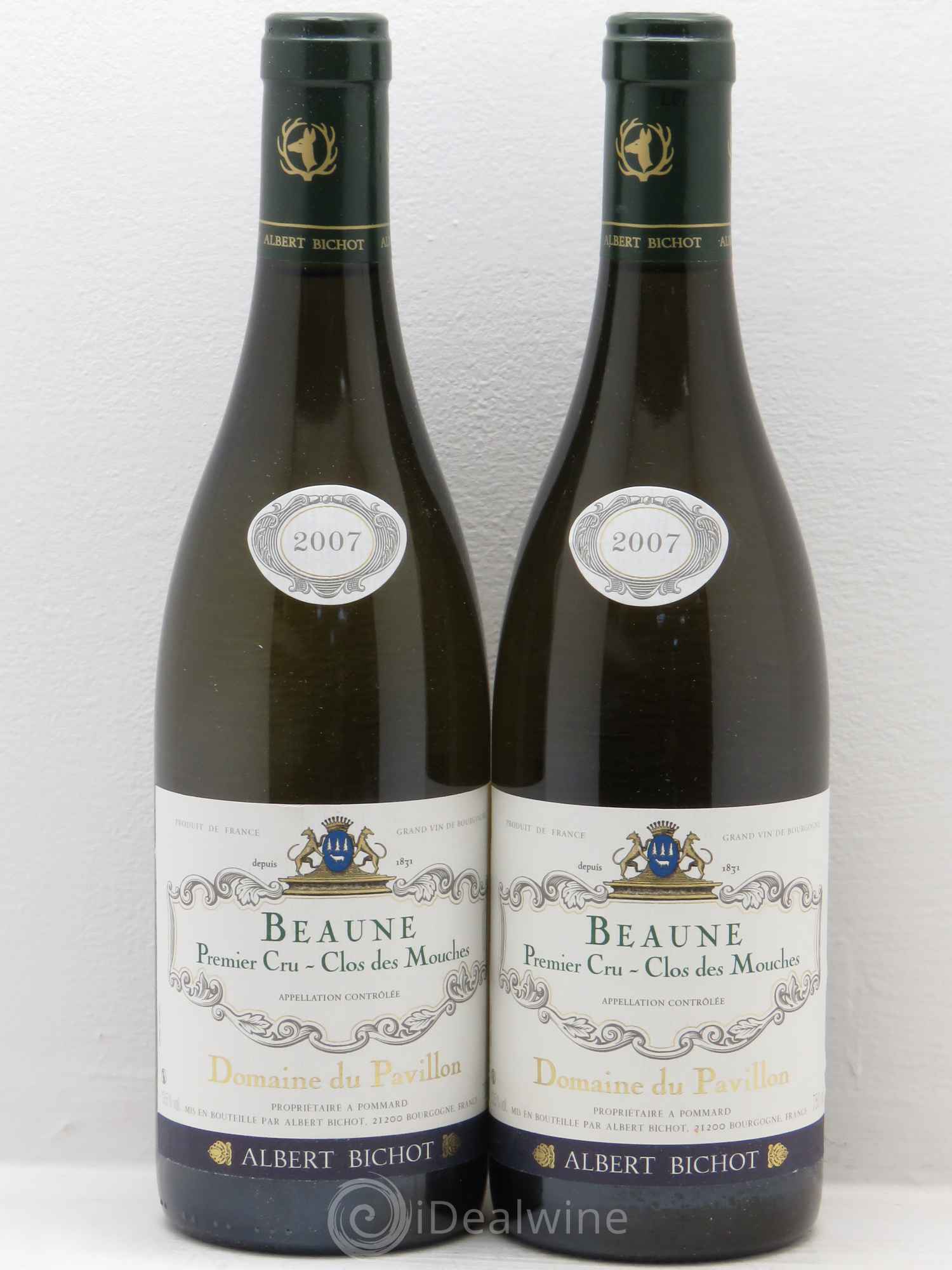Beaune 1er Cru Clos des Mouches Domaine du Pavillon - Albert Bichot 1er cru 2007 - Lot de 2 bouteilles - 0